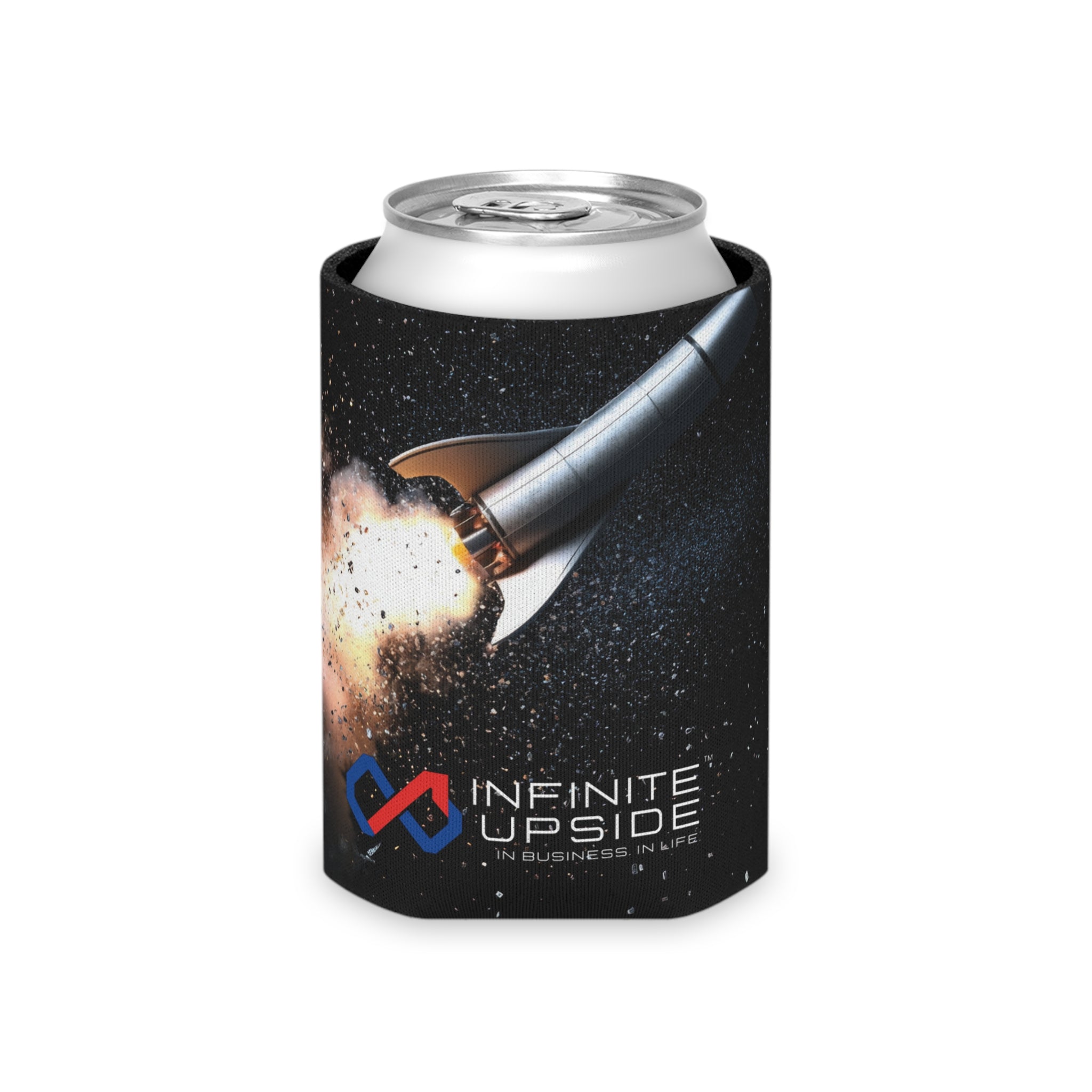 INFINITE UPSIDE™ Rocket Launch Can Cooler – Insulated Beverage Koozie
