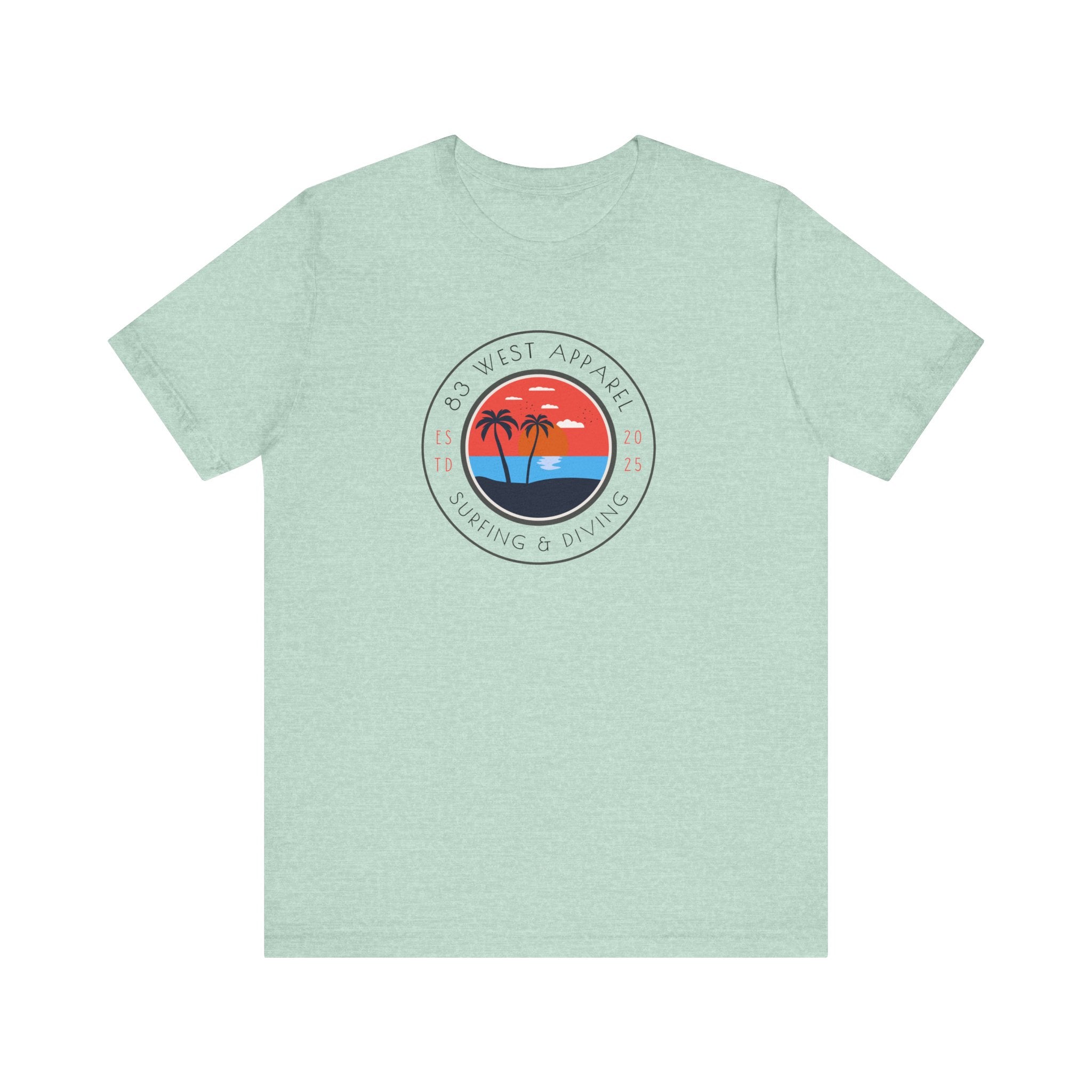83 West Surf & Dive Unisex Tee - Perfect for Beach Lovers and Outdoor Adventures