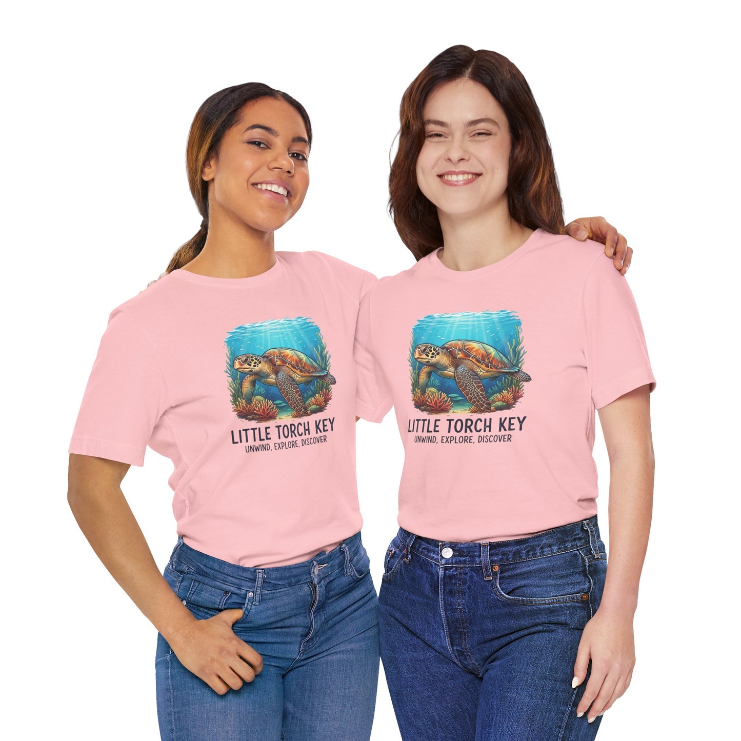 FLORIDA KEYS COLLECTION Little Torch Key Turtle Tee - Explore, Discover, Unwind
