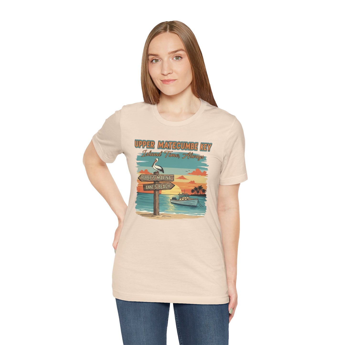 FLORIDA KEYS COLLECTION Upper Matecumbe Key Graphic Tee | Perfect for Summer Outings, Vacations