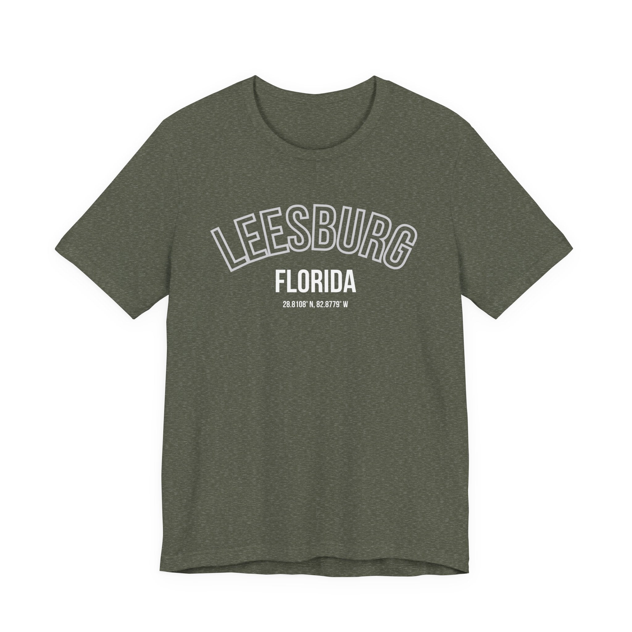 Leesburg, Florida Unisex Jersey Tee - Comfortable Casual Wear