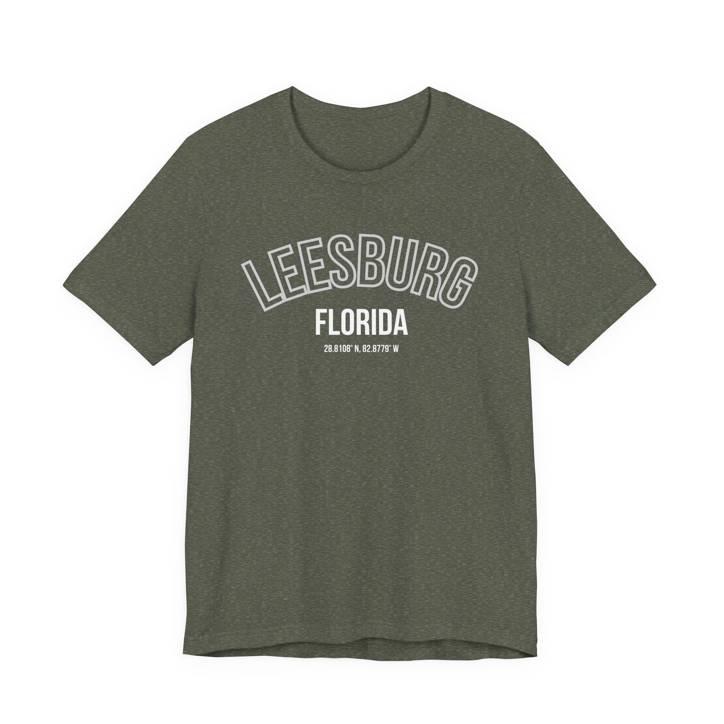 Leesburg, Florida Unisex Jersey Tee - Comfortable Casual Wear