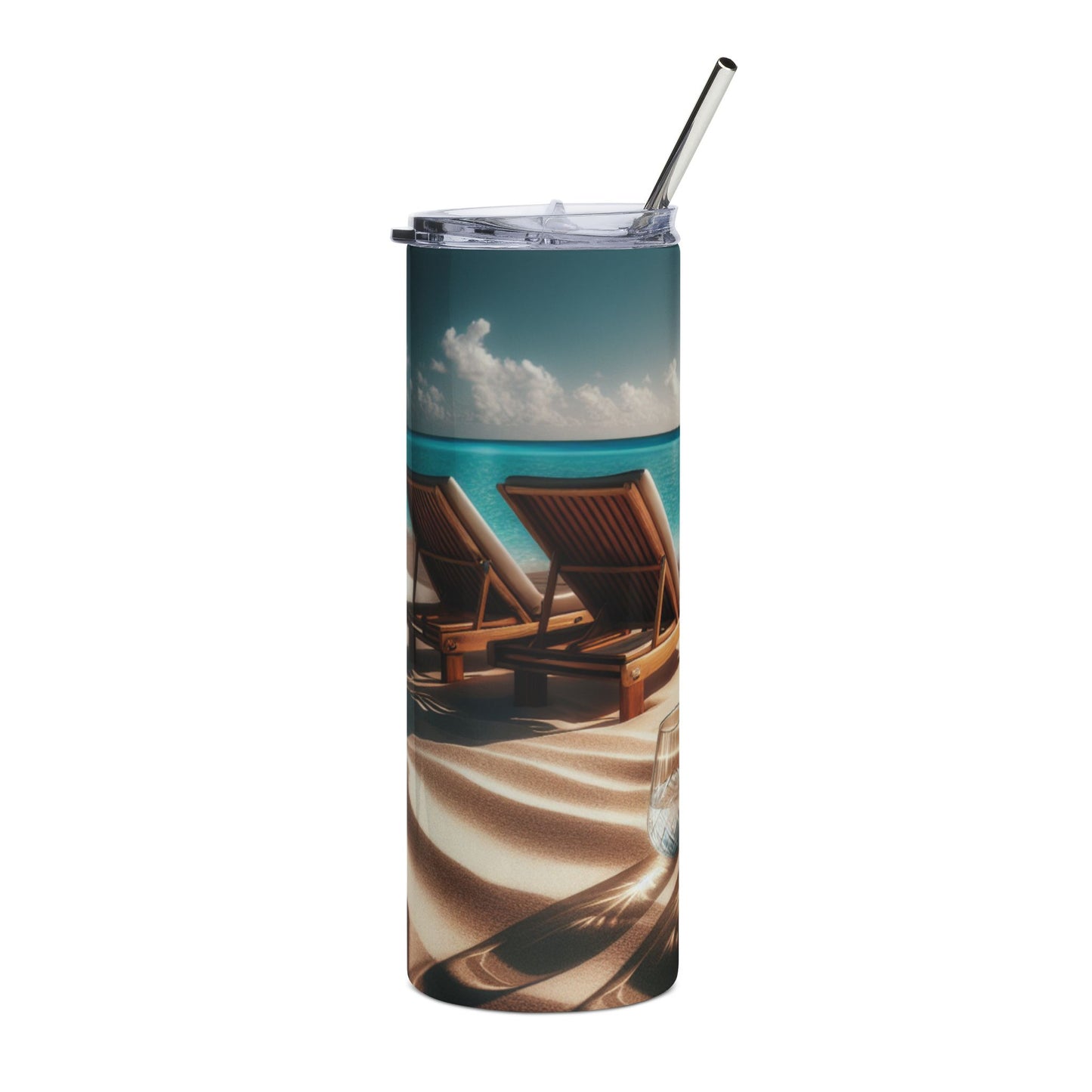 Beach Chairs Stainless Steel Tumbler