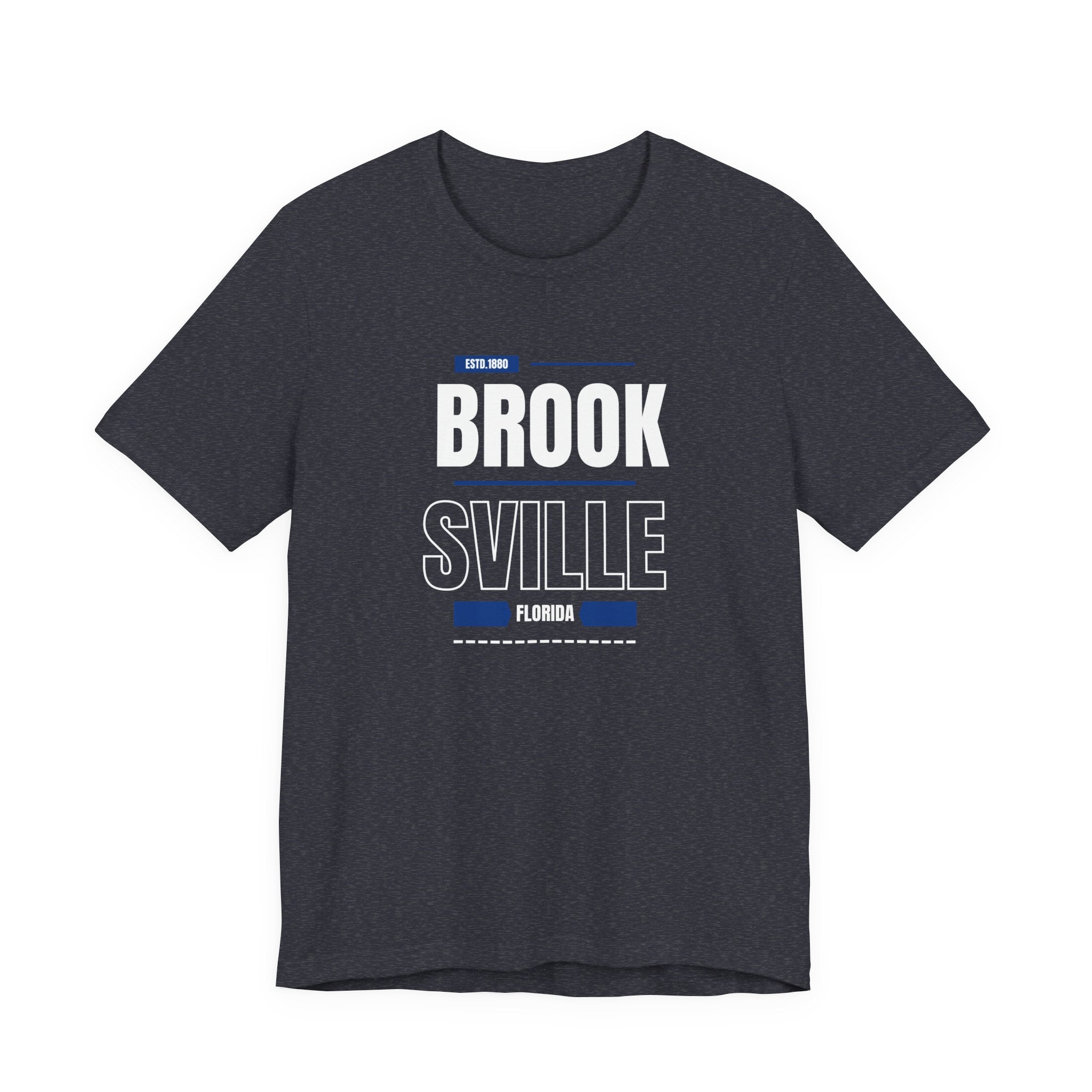 Brooksville Florida Unisex Jersey Tee - Retro Vibe T-Shirt for Casual Style