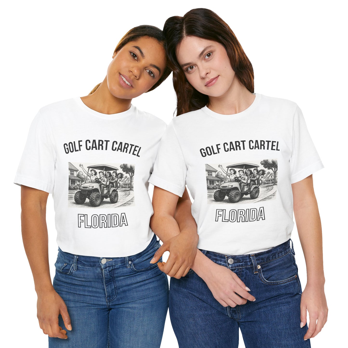 Golf Cart Cartel Florida Unisex Short Sleeve Tee