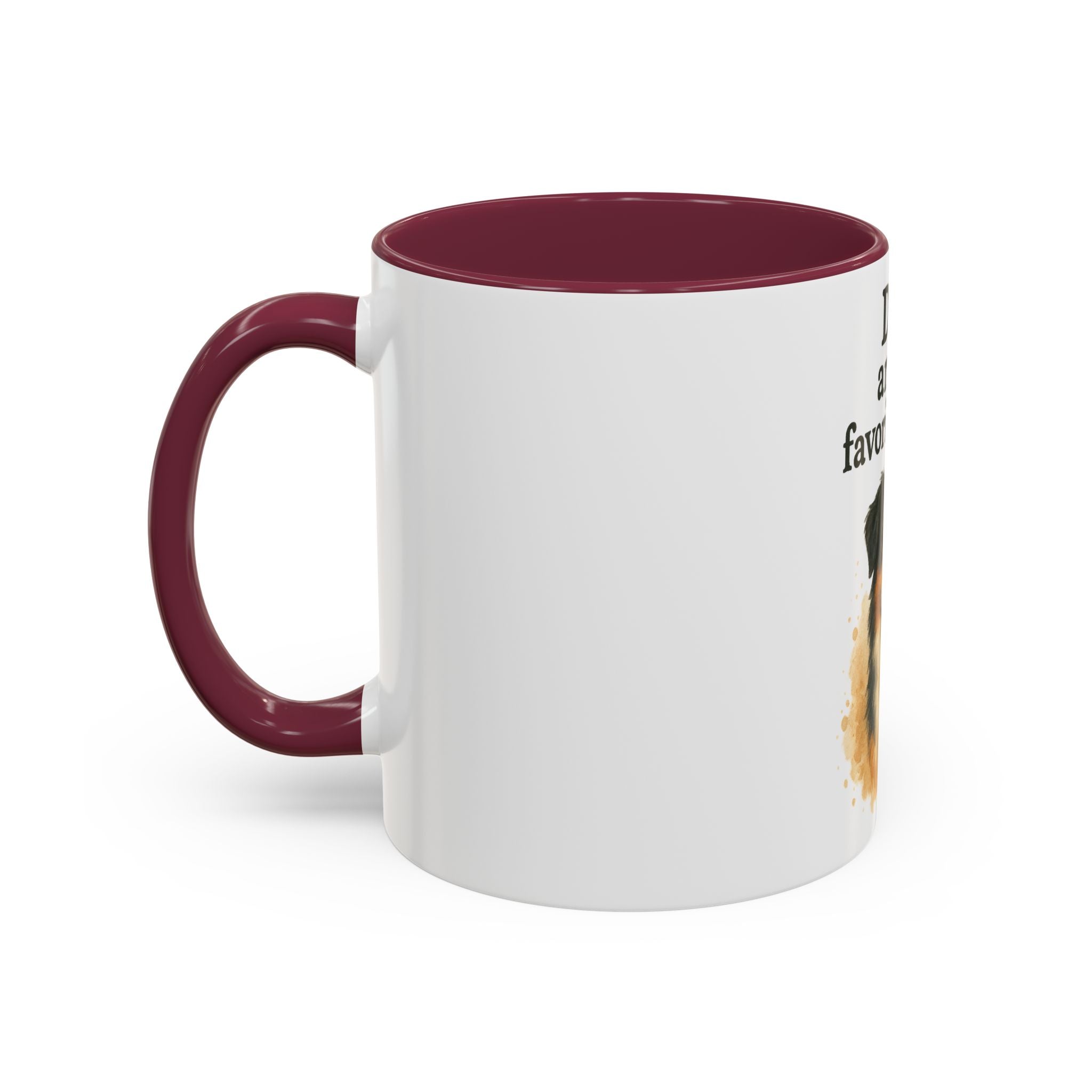 Dog Lovers Colorful Mug - "Dogs are my favorite people" - 11oz