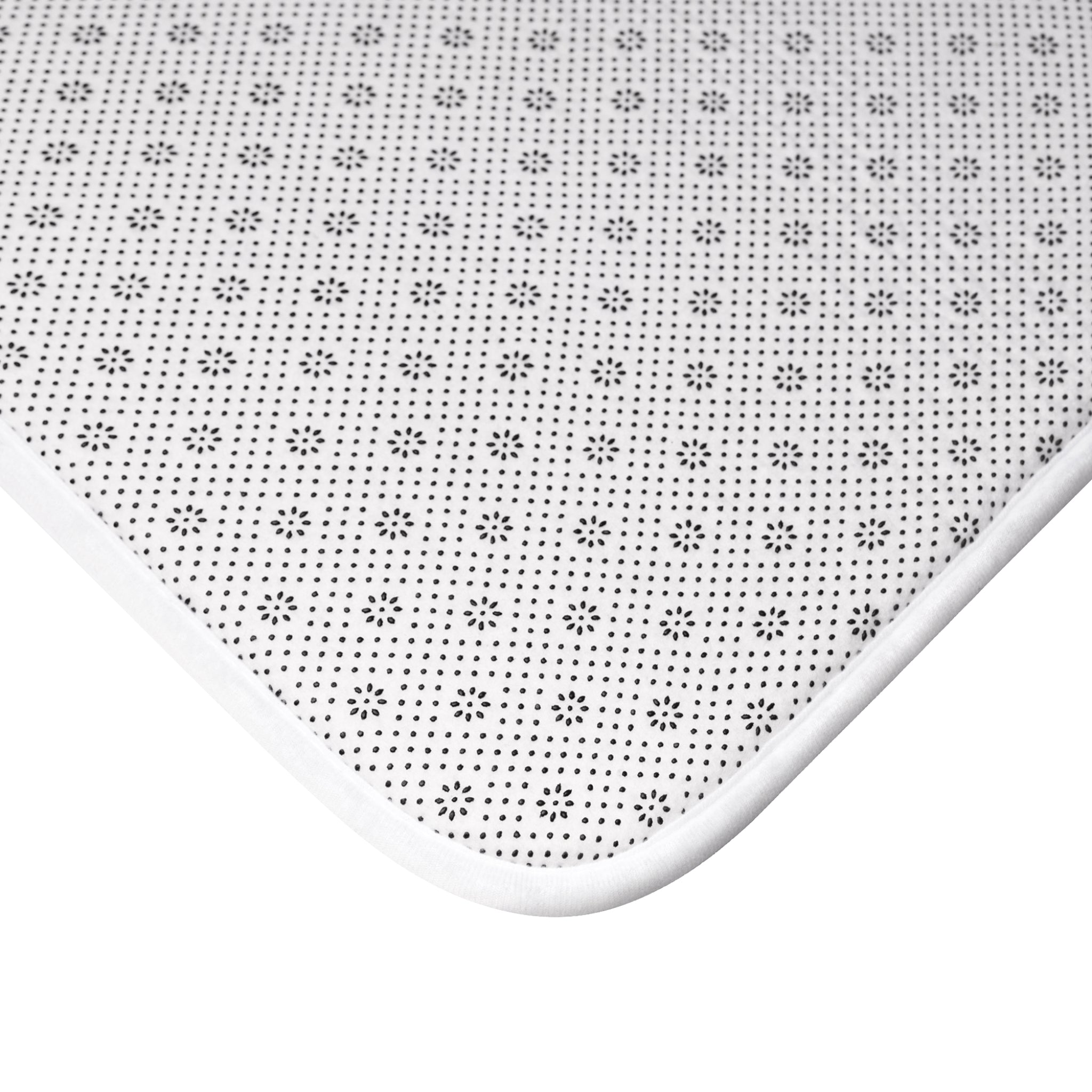 Beach Vibes Bath Mat - Tropical Sunset Decor, Surf Home Accessories