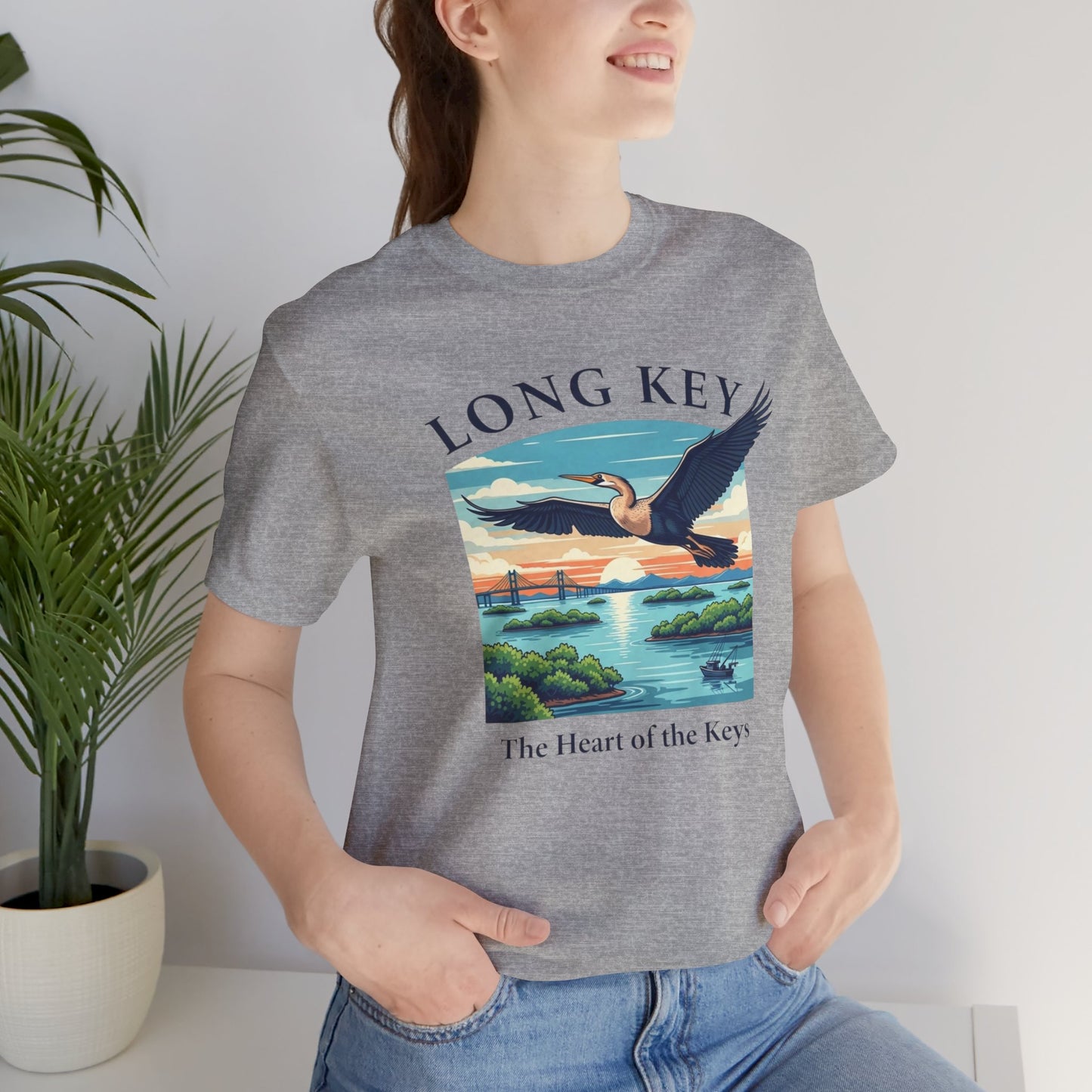 FLORIDA KEYS COLLECTION Long Key Graphic Tee - Casual Wear, Travel Souvenir