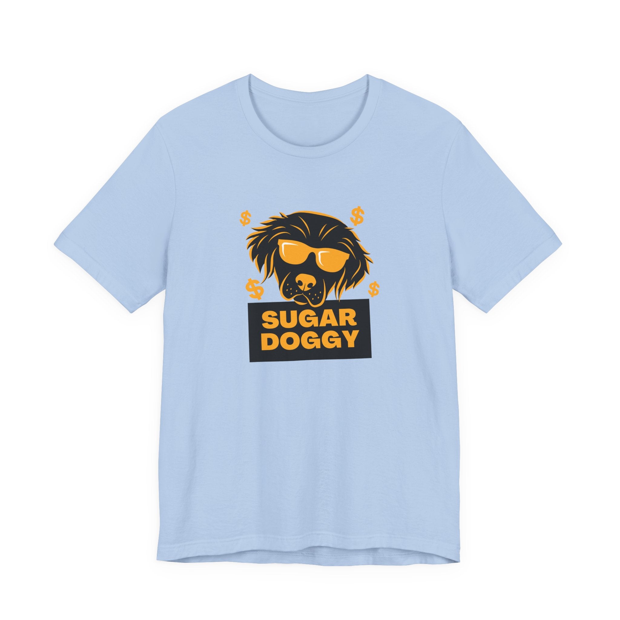 Cool Dog Graphic Tee - Sugar Doggy Unisex Jersey Short Sleeve T-Shirt