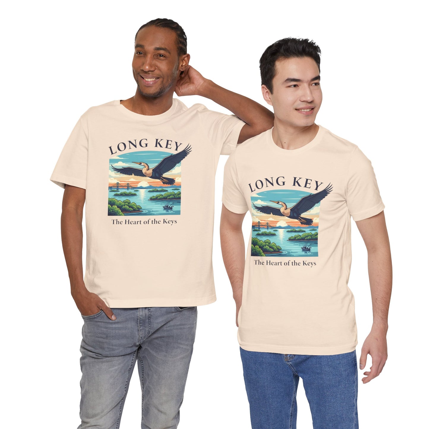 FLORIDA KEYS COLLECTION Long Key Graphic Tee - Casual Wear, Travel Souvenir