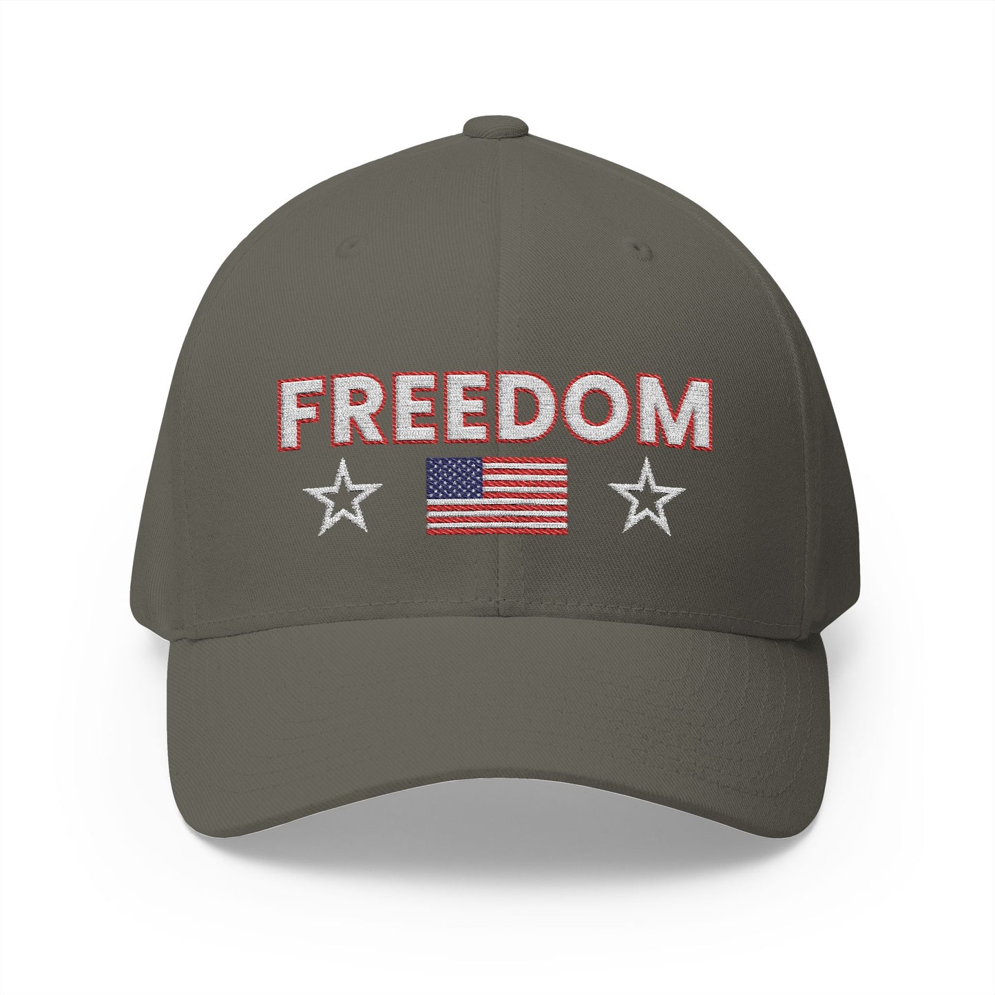 Patriotic Embroidered Cap | Freedom Isn't Free Hat, CK Signature