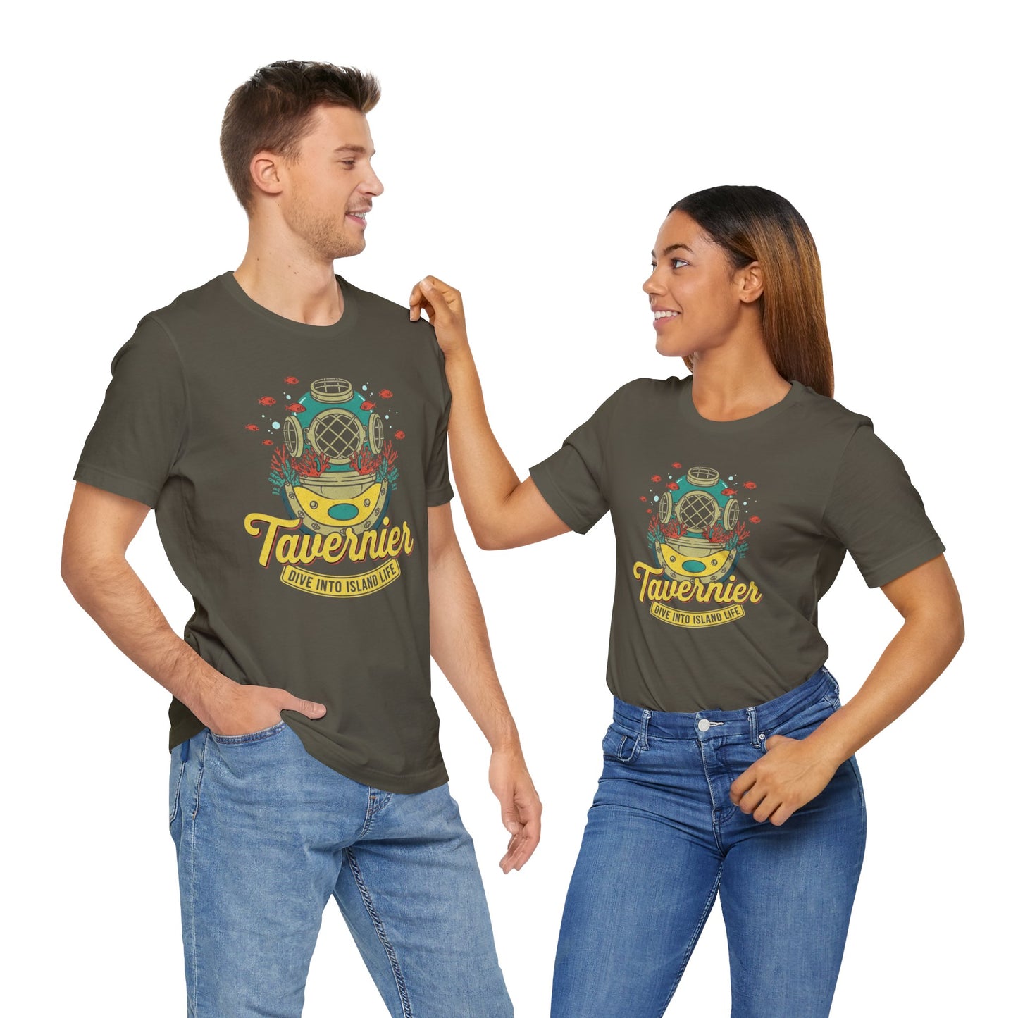 FLORIDA KEYS COLLECTION Tavernier Dive Into Island Life Tee, Beachwear, Summer Vibes