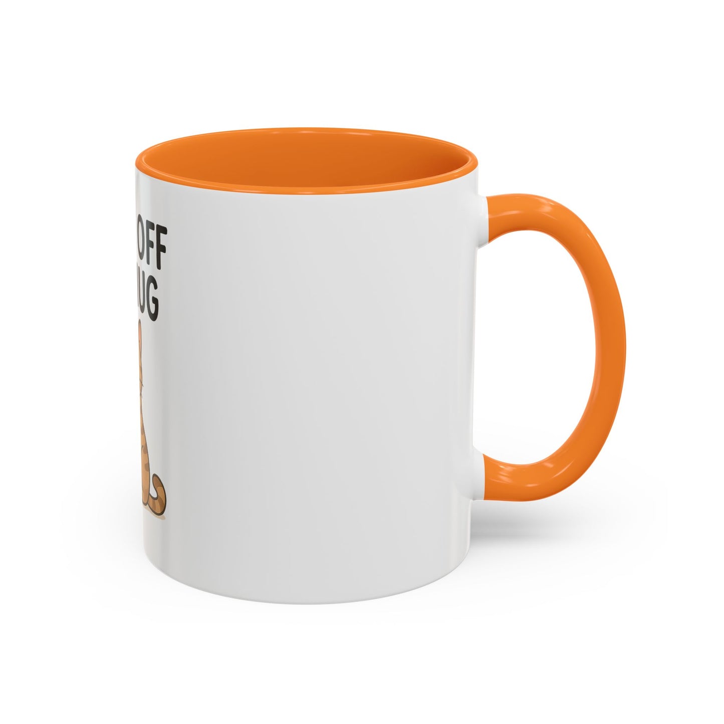 Funny Cat Mug - "Paws Off My Mug" - Colorful 11oz & 15oz Coffee Cup