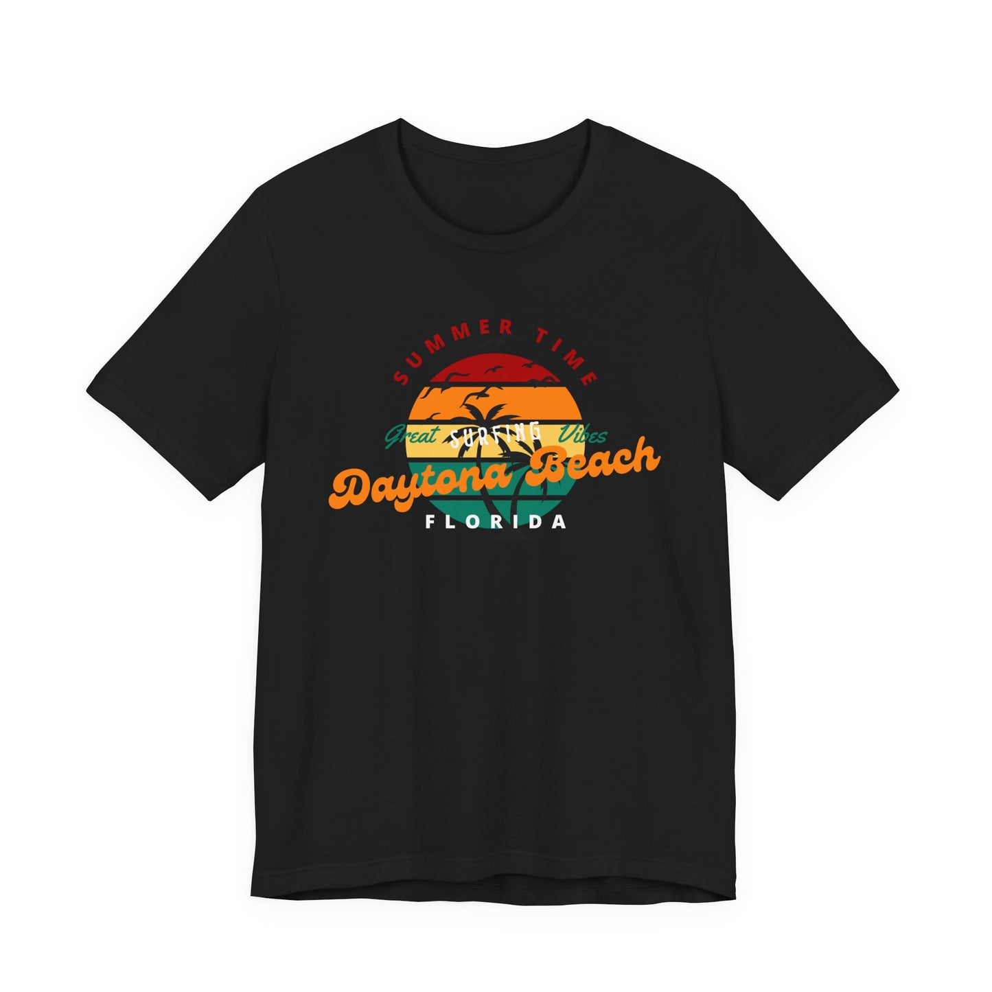 Summer Vibes Daytona Beach Tee - Unisex Jersey Short Sleeve
