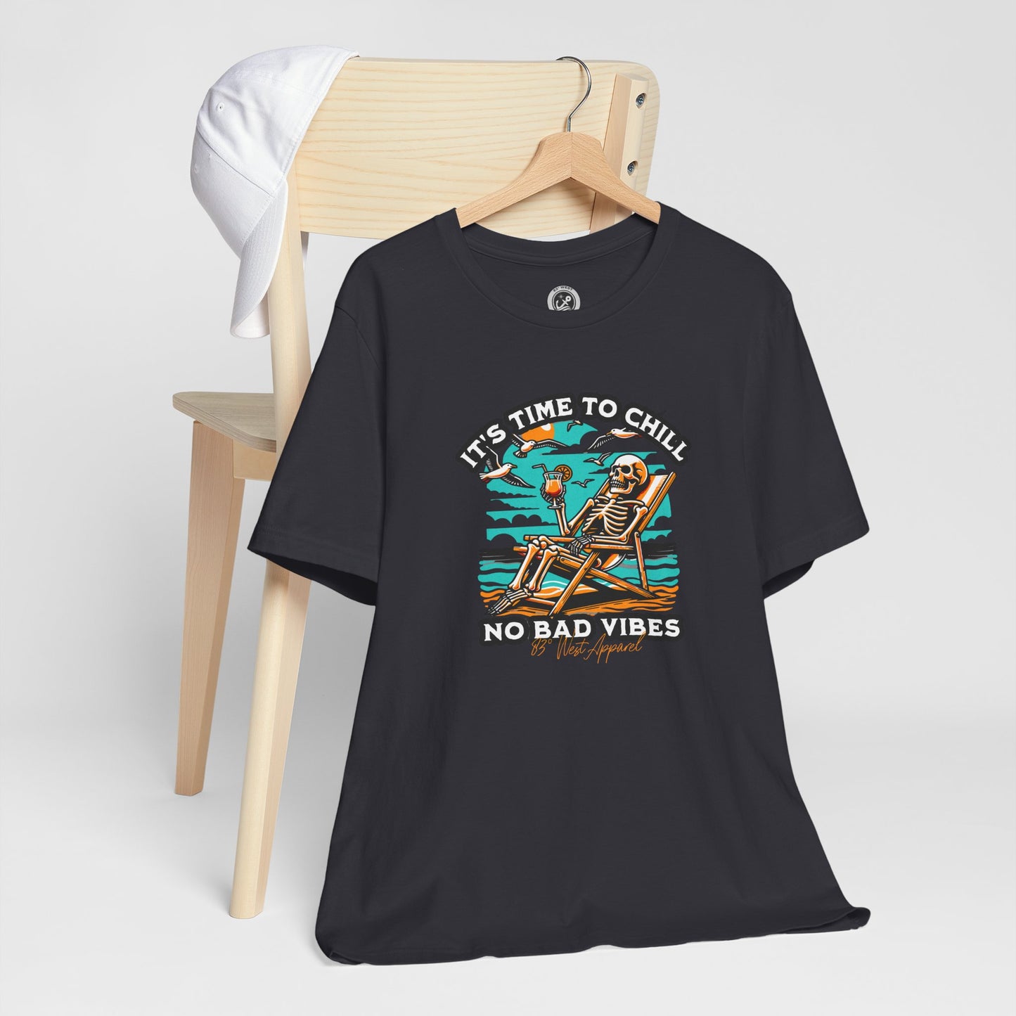 Chill Vibes Tee, Unisex T-Shirt for Relaxation, Summer Fun, Beachwear, Gift for Friends, Casual Wear