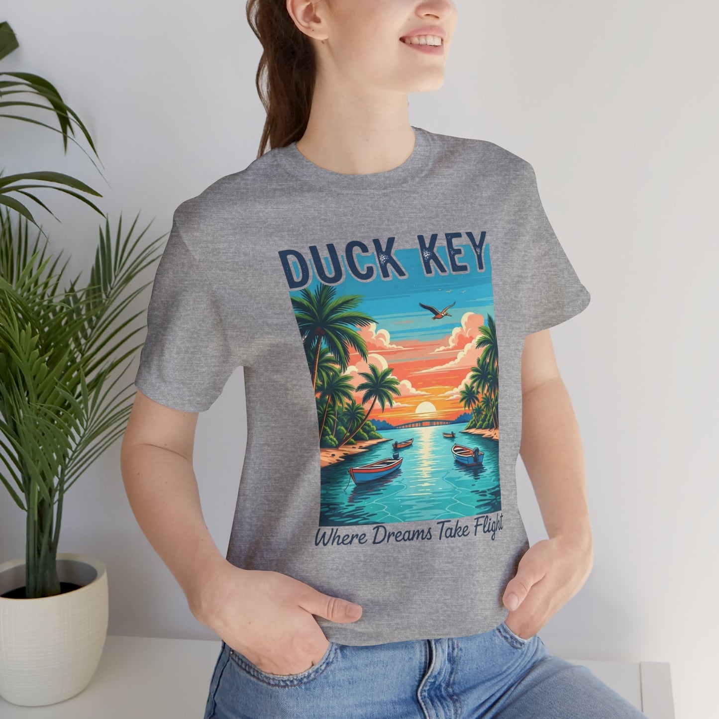 FLORIDA KEYS COLLECTION Duck Key Dreamscape Unisex Tee - Beach Vibes Shirt, Vacation T-Shirt