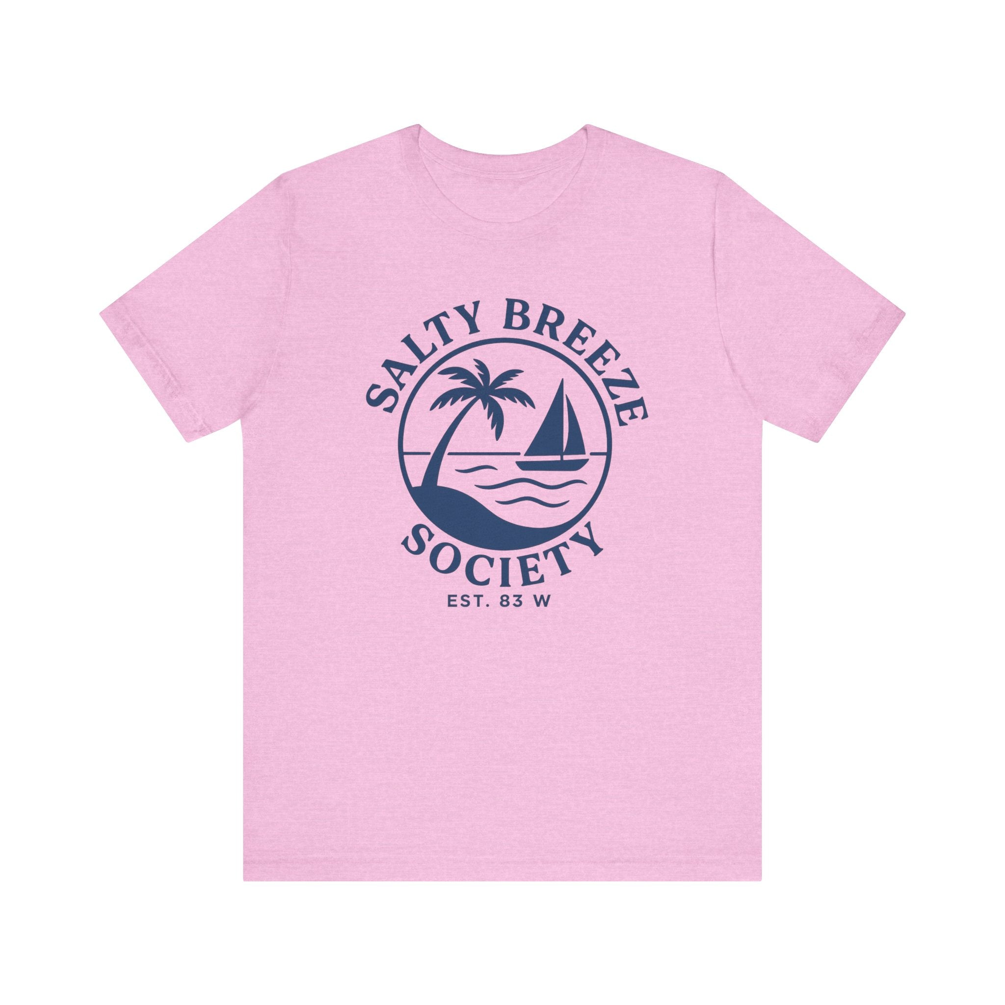 Salty Breeze Society Unisex Tee - Relaxed Coastal Vibe T-Shirt for Beach Lovers