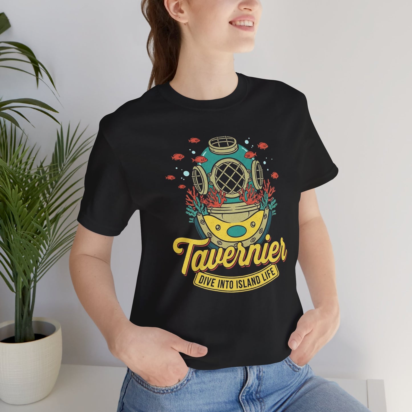 FLORIDA KEYS COLLECTION Tavernier Dive Into Island Life Tee, Beachwear, Summer Vibes