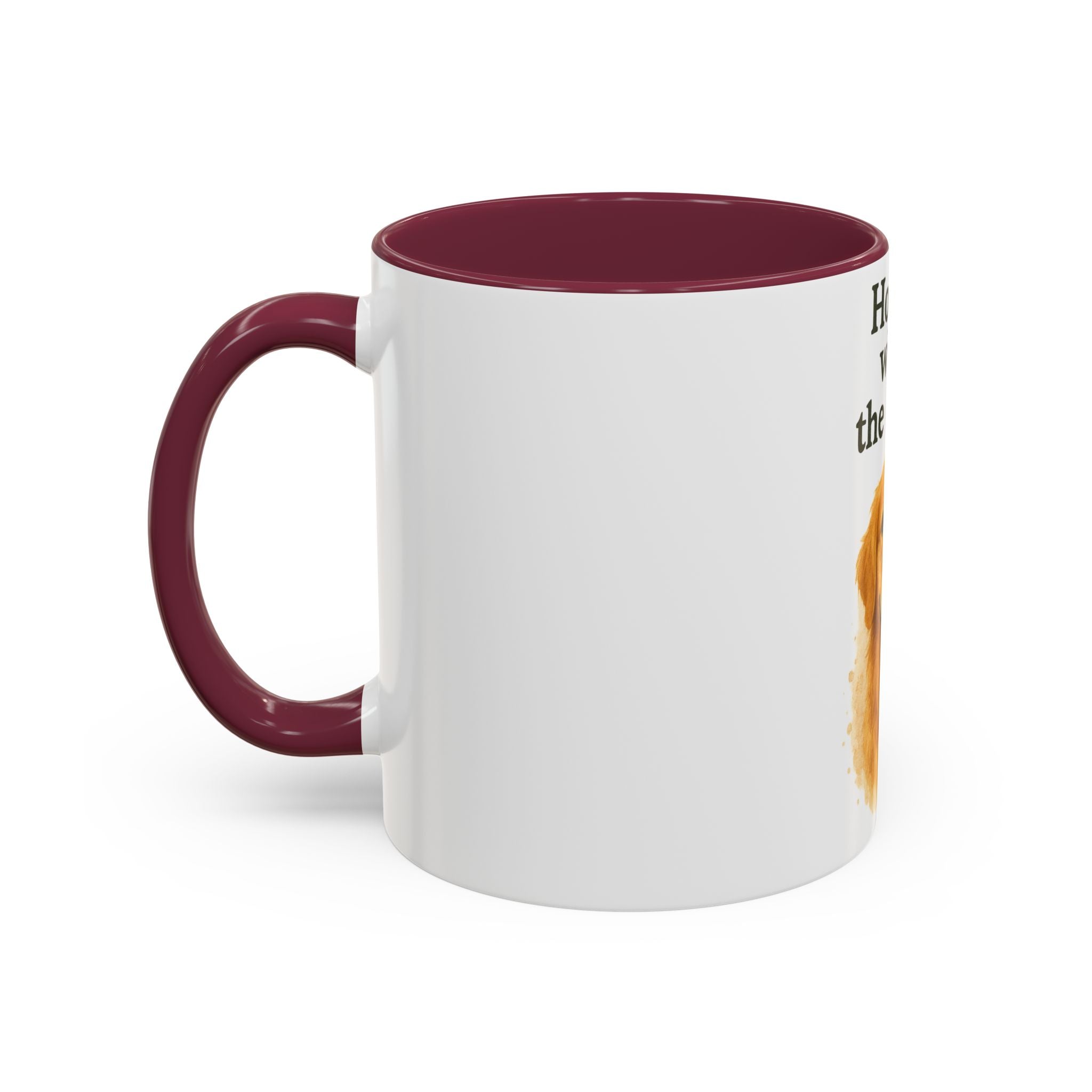 Home Is Where The Dog Is Mug – Colorful Pet Lover’s Coffee Cup (11oz, 15oz)