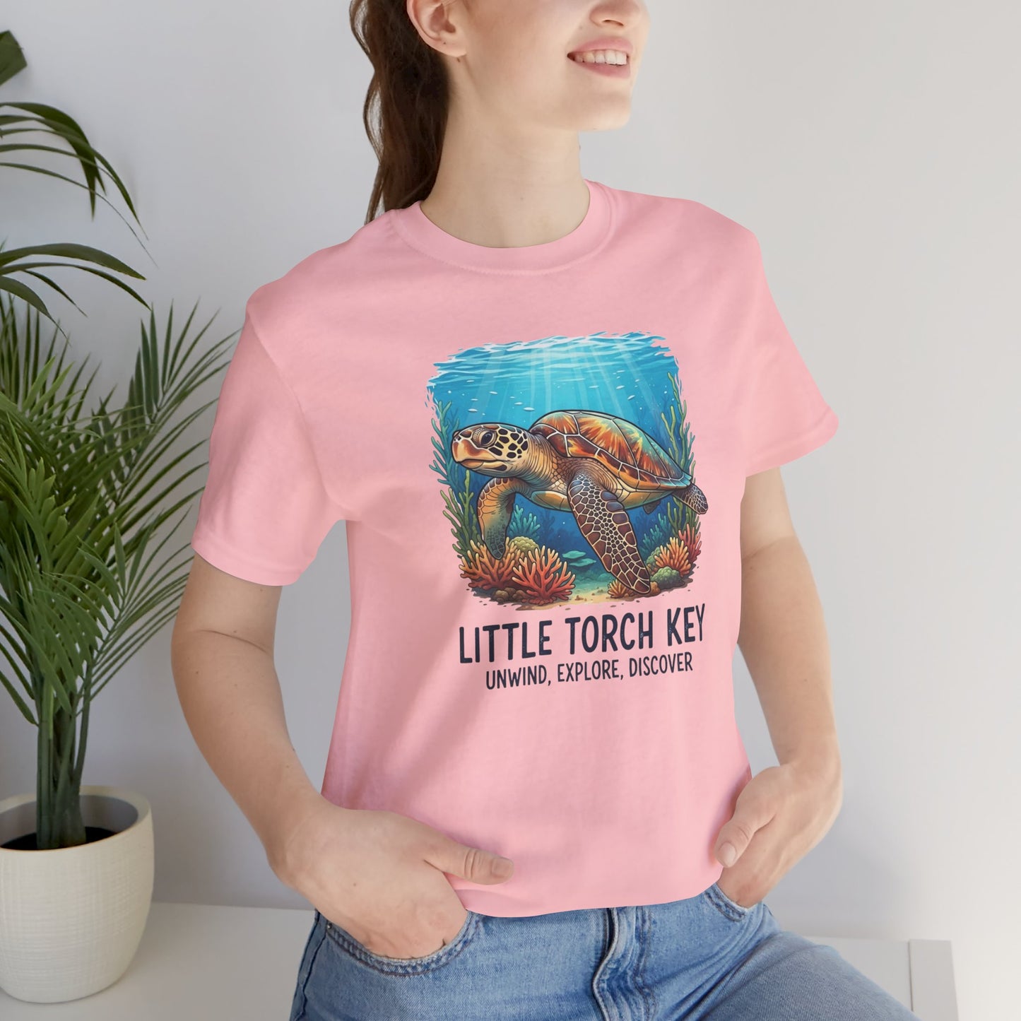 FLORIDA KEYS COLLECTION Little Torch Key Turtle Tee - Explore, Discover, Unwind