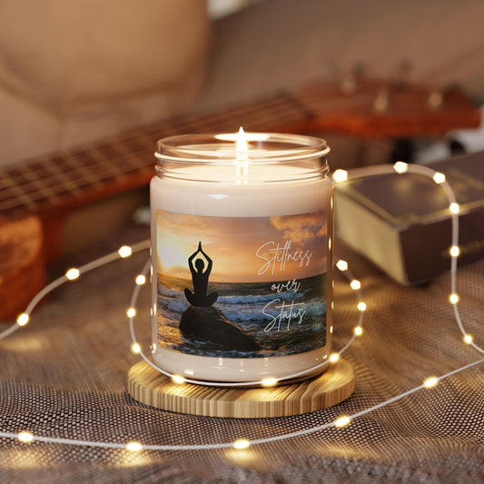 Tranquil Soy Candle, Relaxation Gift, Meditation Decor, Aromatherapy Candle, Gift for Yoga Lovers