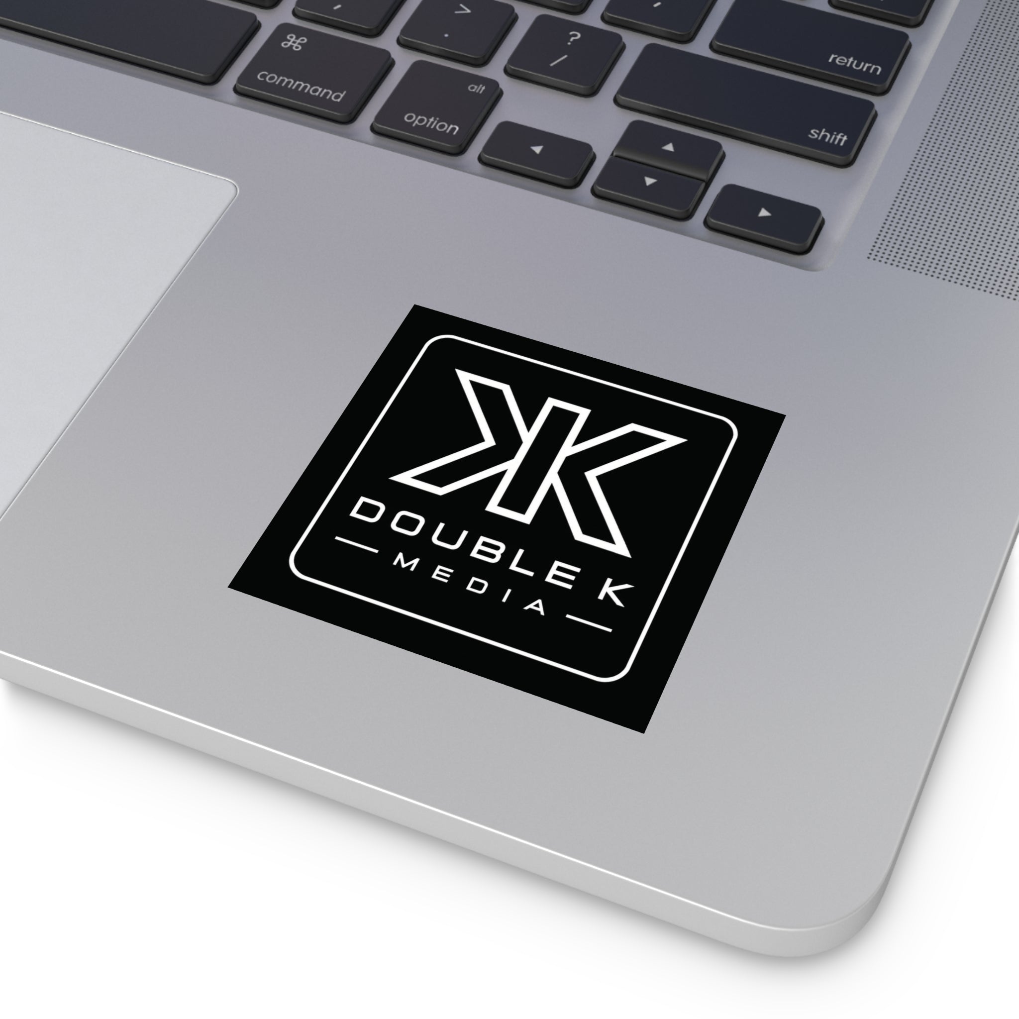 Double K Media Logo Square Sticker