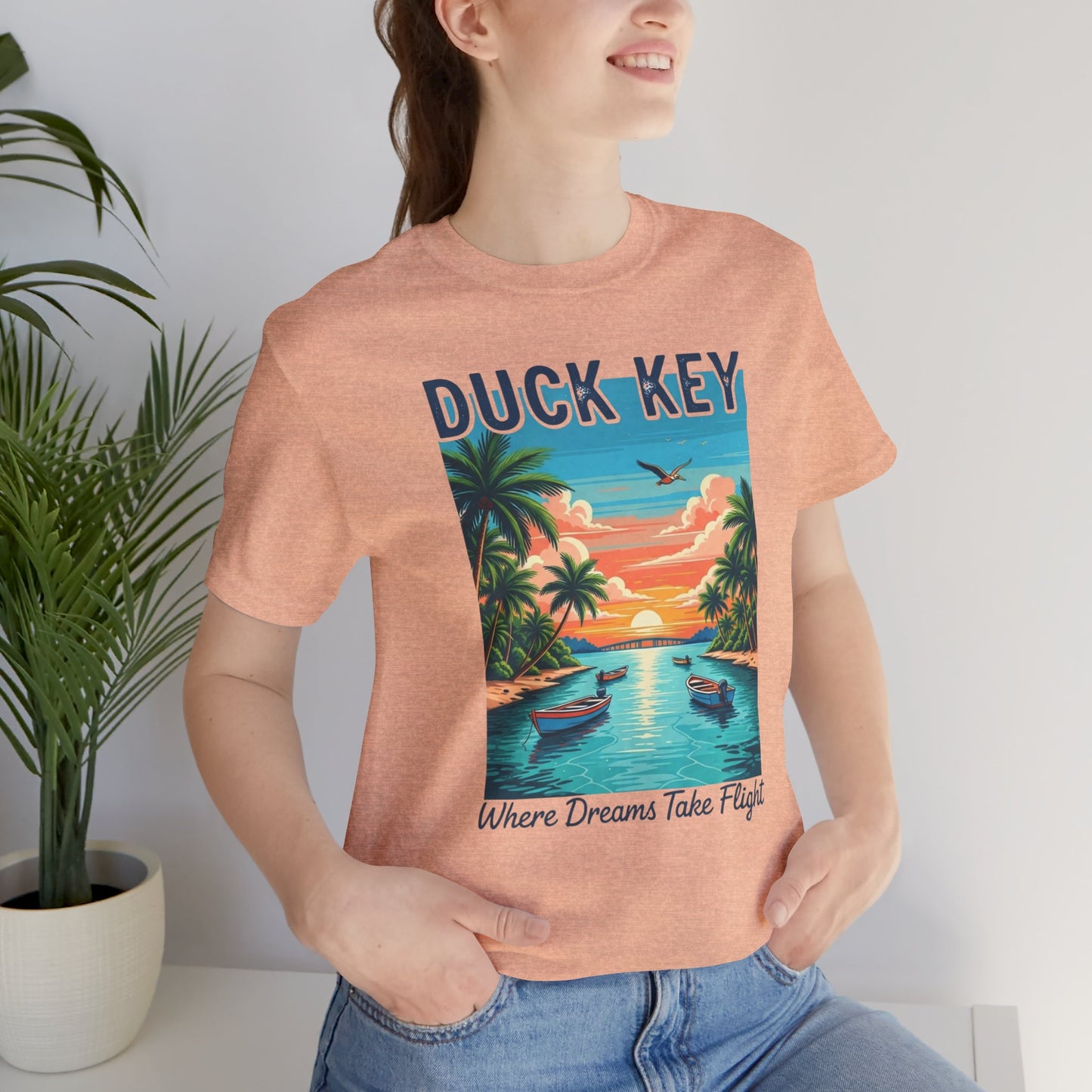 FLORIDA KEYS COLLECTION Duck Key Dreamscape Unisex Tee - Beach Vibes Shirt, Vacation T-Shirt