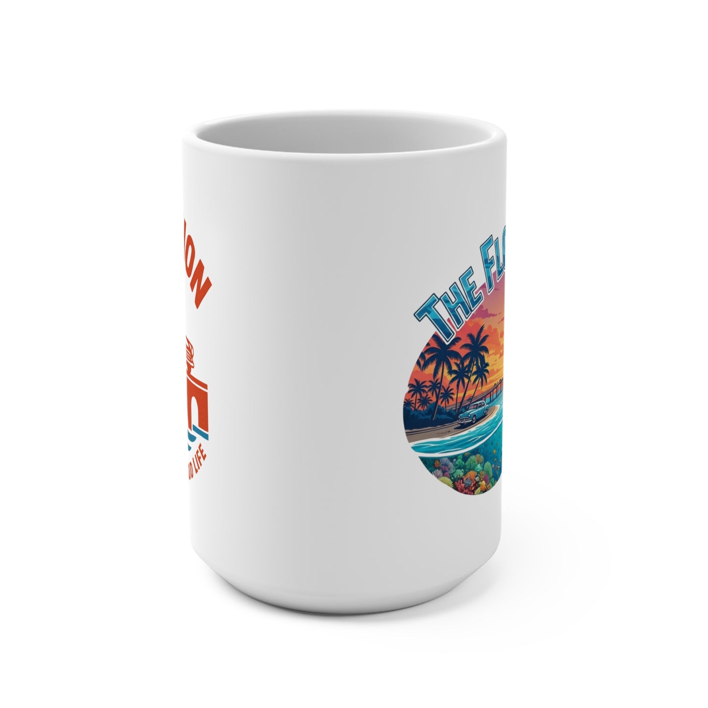Marathon Florida Keys Sunset Mug - Tropical Coffee Cup, Beach Lover Gift, Vacation Keepsake, Ocean Inspired Drinkware, Travel Souvenir