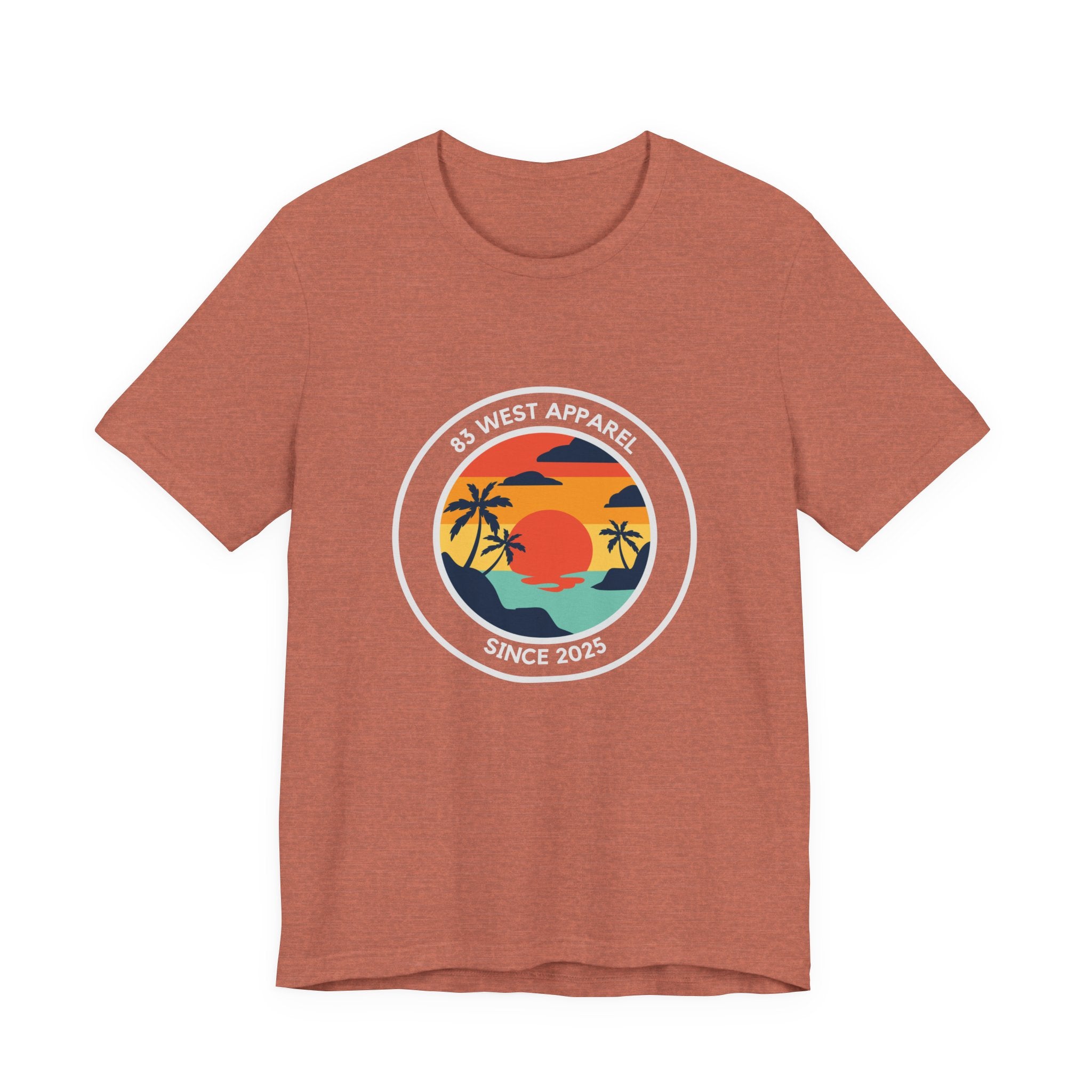 Tropical Sunset T-Shirt - 83 West Apparel - Casual Summer Vibe