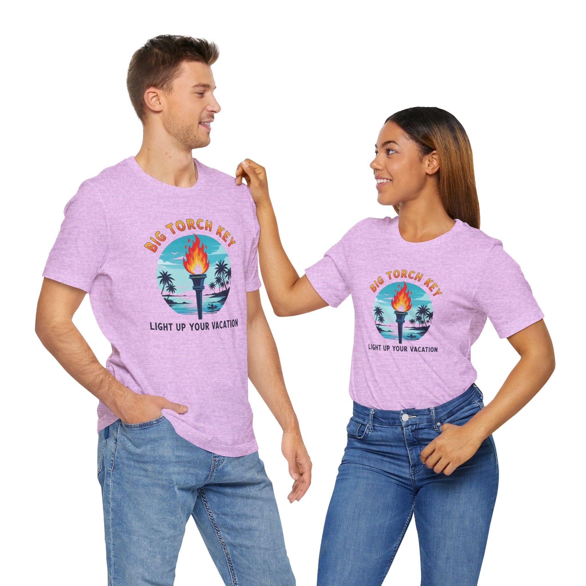 FLORIDA KEYS COLLECTION Big Torch Key Vacation Tee - Light Up Your Vacation, Casual Summer Shirt, Beachwear, Travel Gift, Unisex Graphic Tee