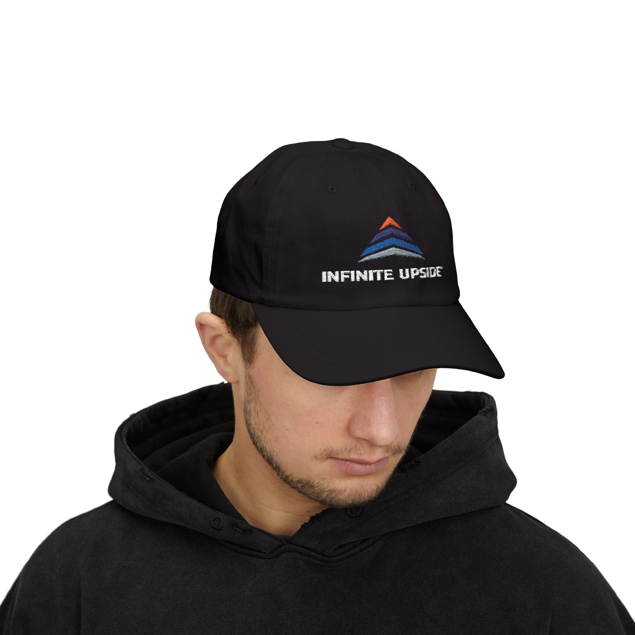 Infinite Upside™ Dad Cap — Embroidered Logo Baseball Hat