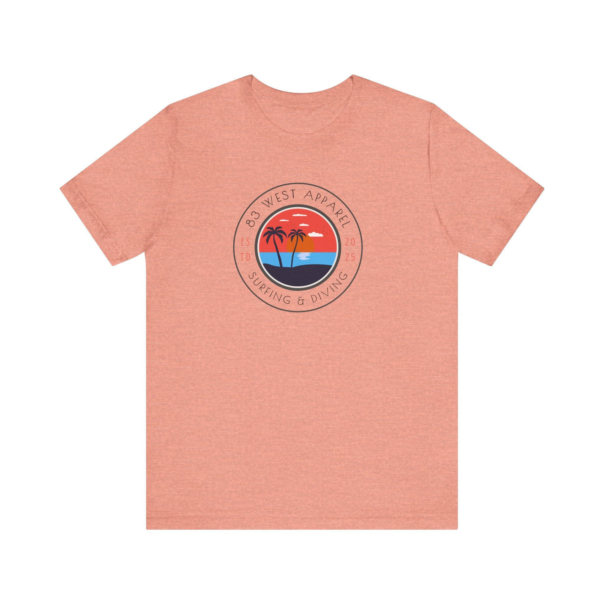 83 West Surf & Dive Unisex Tee - Perfect for Beach Lovers and Outdoor Adventures