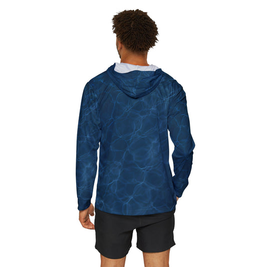 VENTURX™ Men's Sports Water-Inspired Warmup Hoodie, Athletic Hoodie UPF 50+