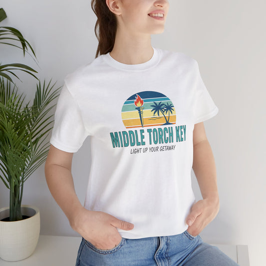 FLORIDA KEYS COLLECTION Middle Torch Key Design, Casual Summer Tee, Beachwear