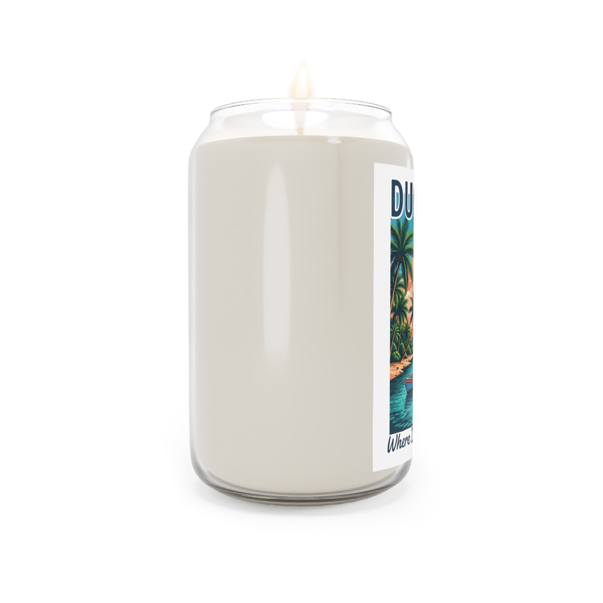 Tropical Scented Candle - Duck Key, Beach Vibes, Aromatherapy Gift, Home Decor, Relaxation, Summer Escape