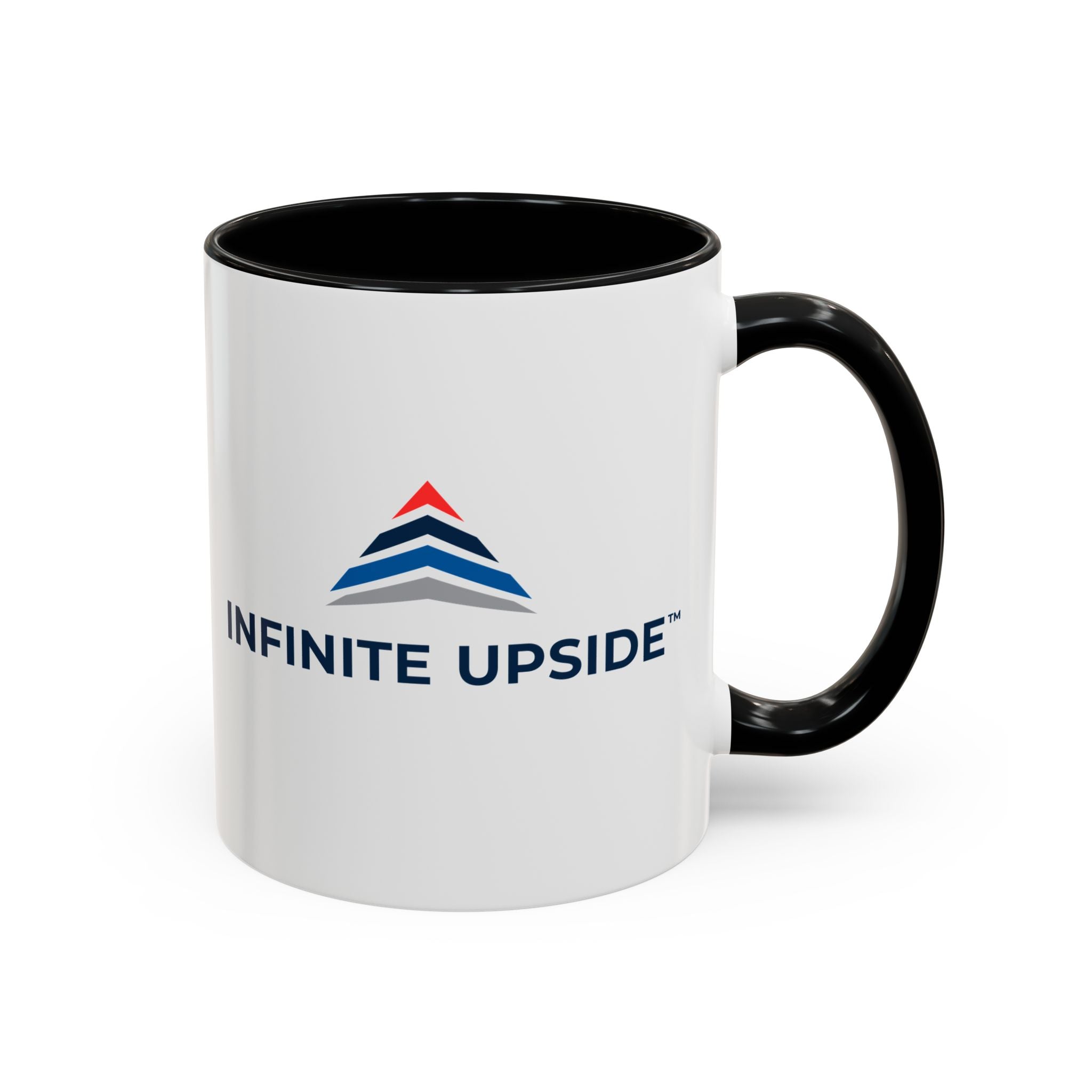 Infinity Upside™ Branded Accent Coffee Mug – Logo Coffee Cup (11/15oz)