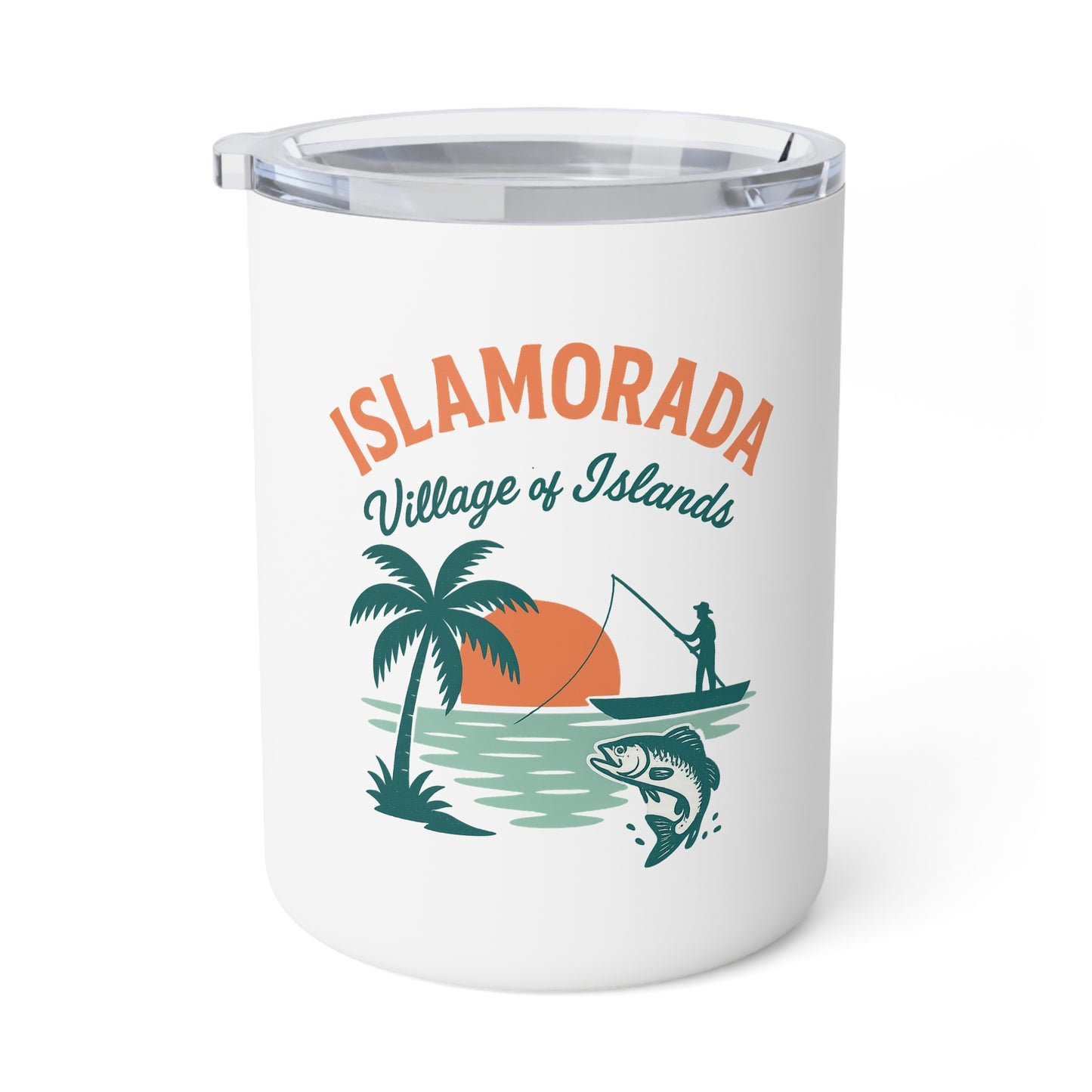 Islamorada Insulated Coffee Mug, 10oz - Tropical Vibe Mug, Perfect for Fishing Lovers, Travel Mug for Outdoor Adventures, Beach Gift, [...]