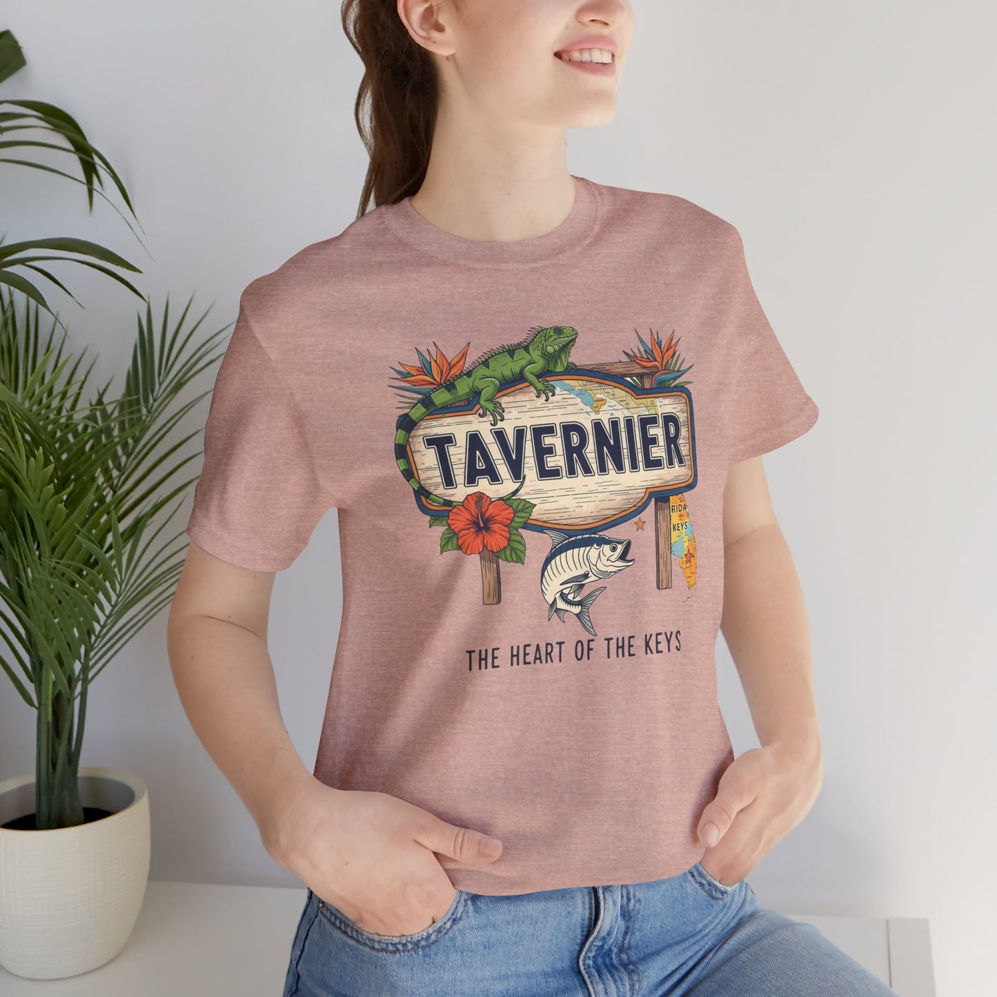 FLORIDA KEYS COLLECTION Tavernier Tropical Graphic Tee, Beachwear