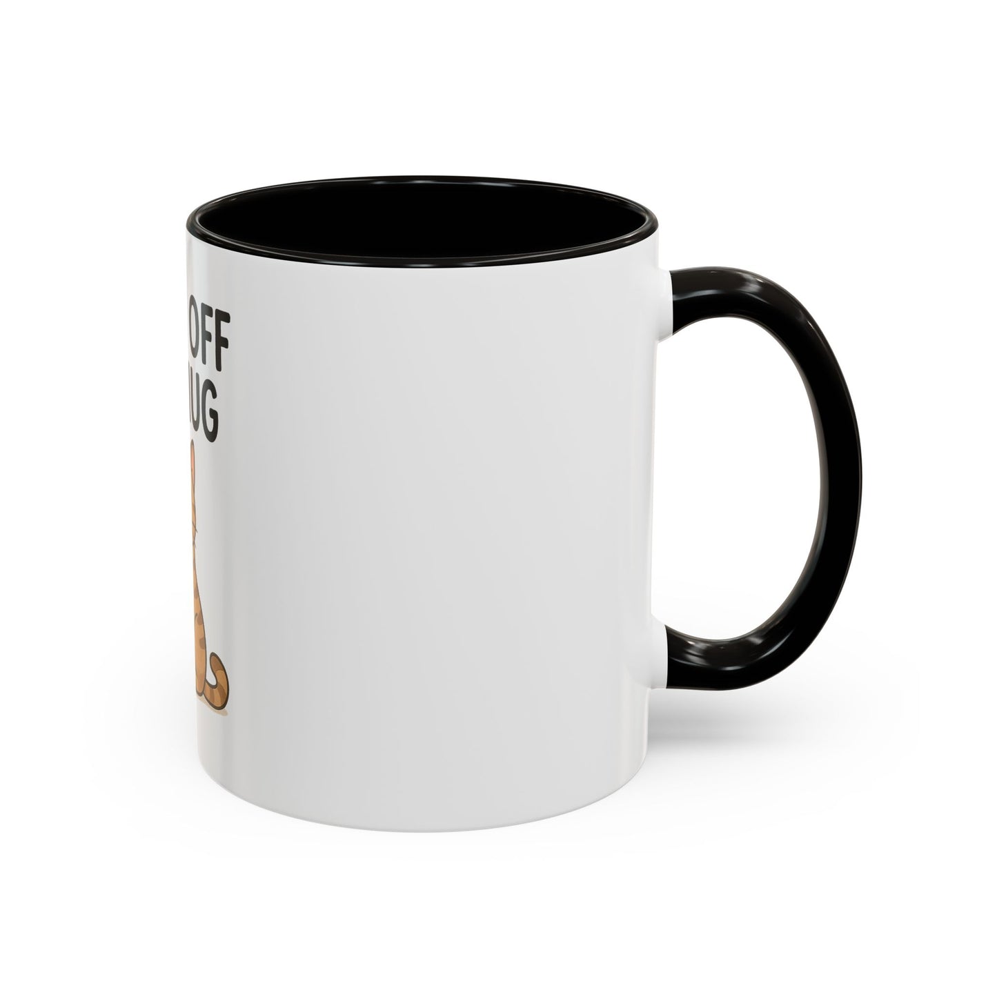 Funny Cat Mug - "Paws Off My Mug" - Colorful 11oz & 15oz Coffee Cup