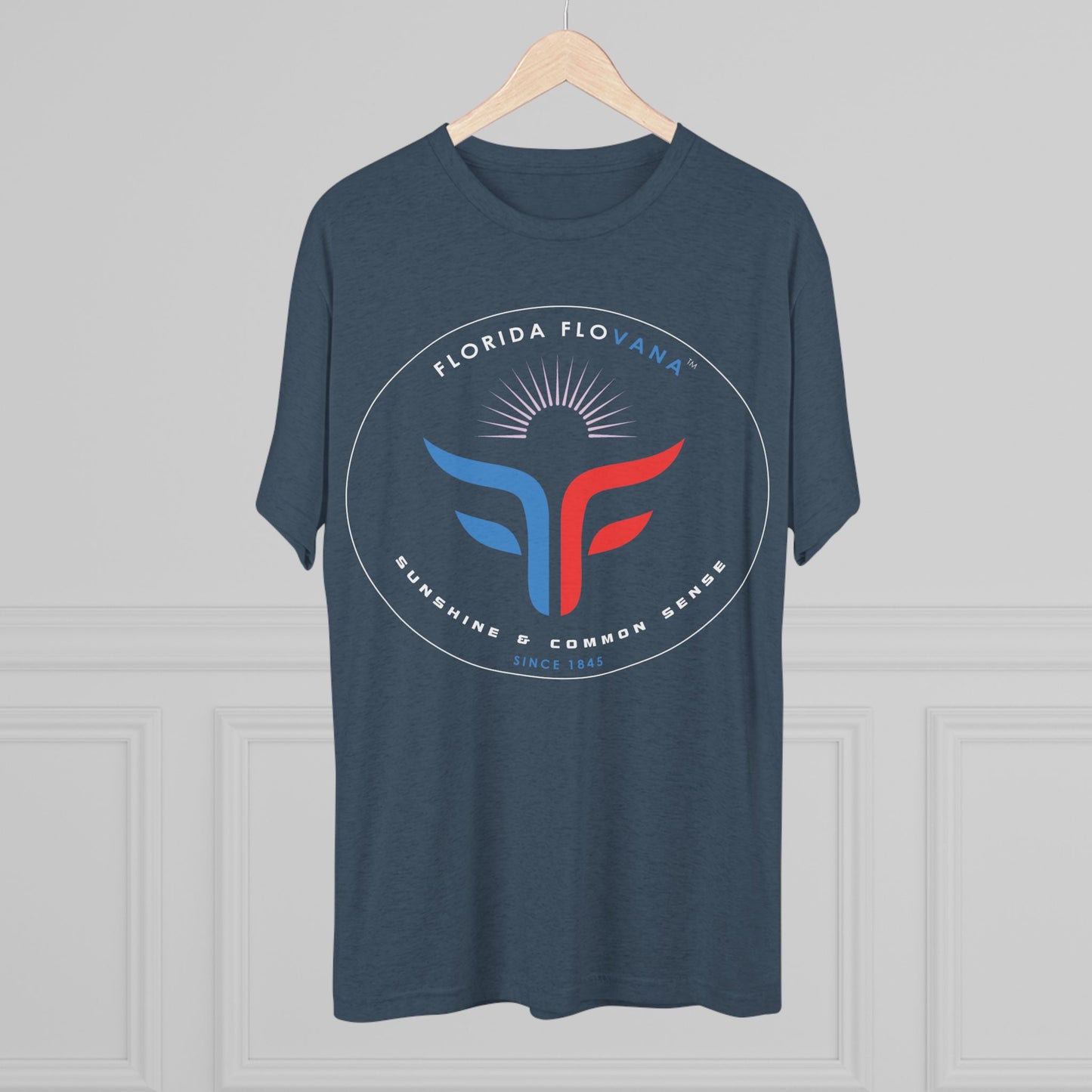FLORIDA FLOVANA LOGO Unisex Tri-Blend Crew Tee