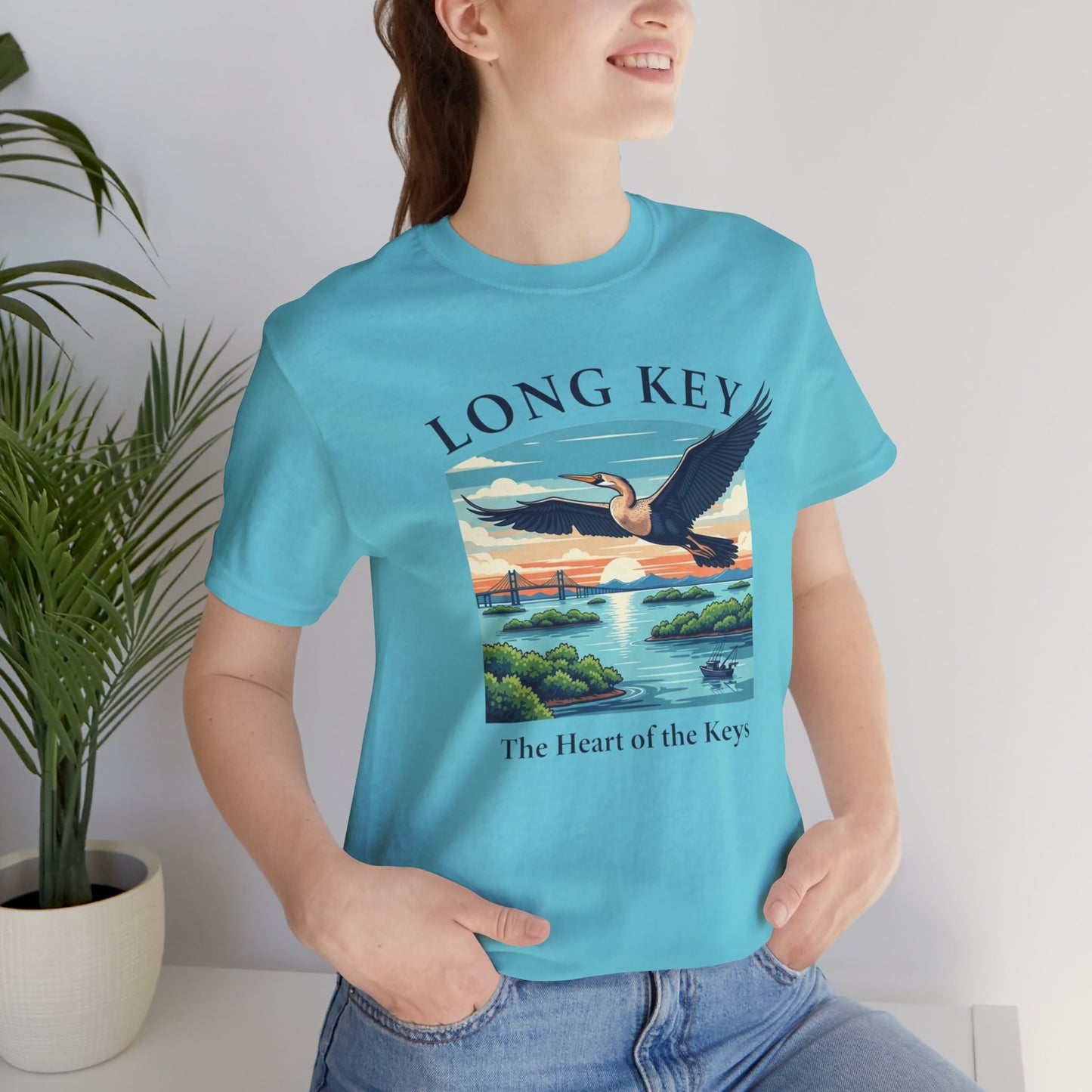 FLORIDA KEYS COLLECTION Long Key Graphic Tee - Casual Wear, Travel Souvenir