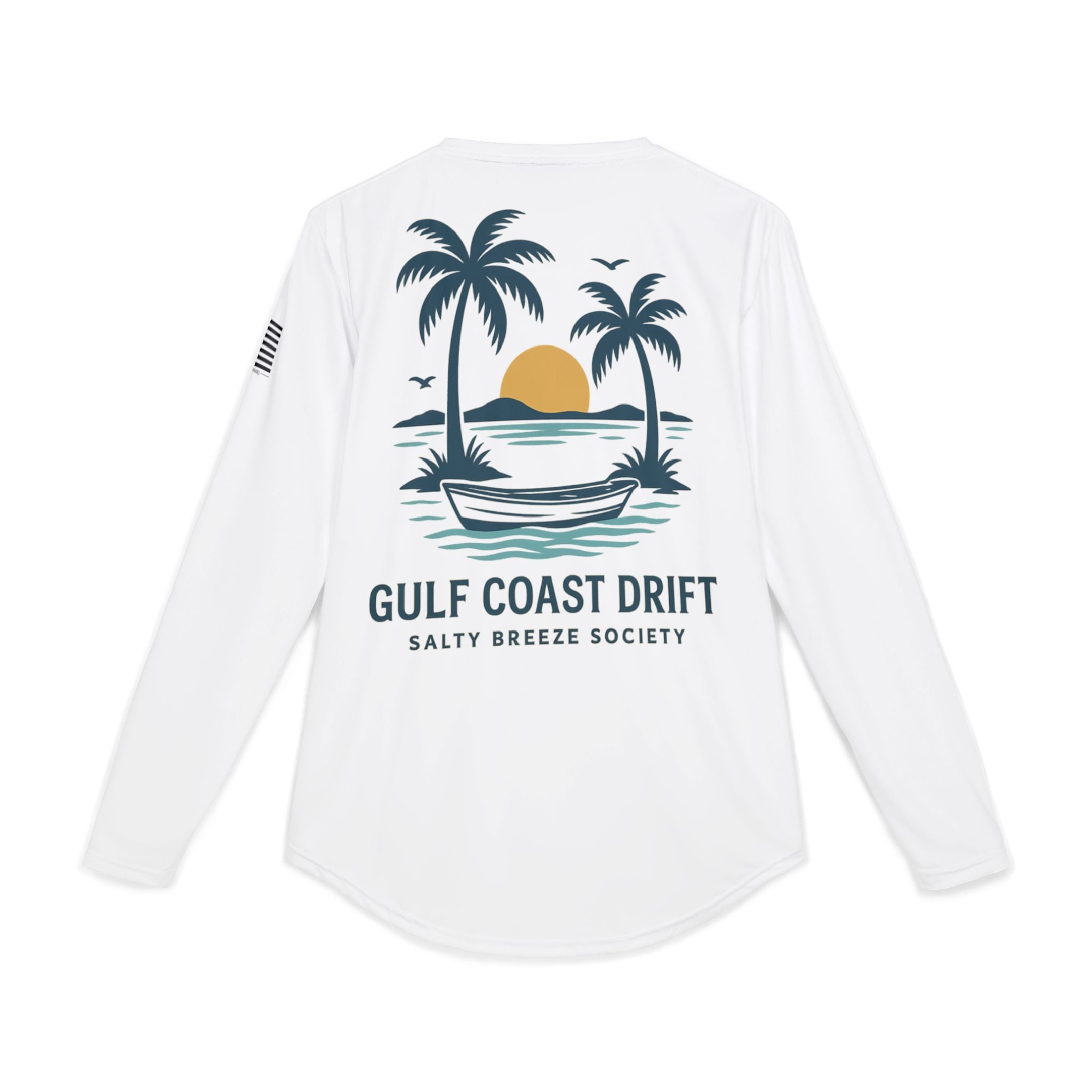 Salty Breeze Society Men's UV Protection Long Sleeve Shirt - Gulf Coast Drift