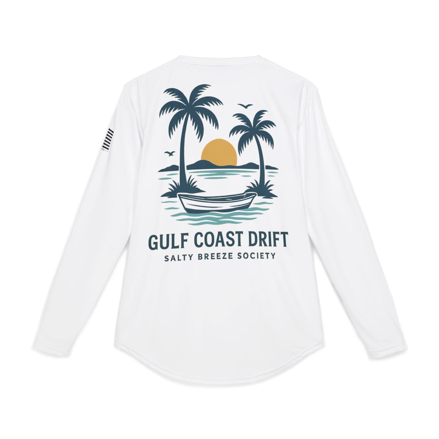 Salty Breeze Society Men's UV Protection Long Sleeve Shirt - Gulf Coast Drift