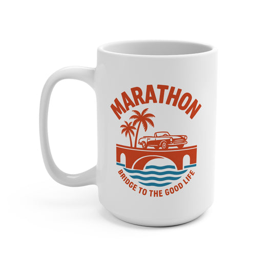 Marathon Florida Keys Sunset Mug - Tropical Coffee Cup, Beach Lover Gift, Vacation Keepsake, Ocean Inspired Drinkware, Travel Souvenir