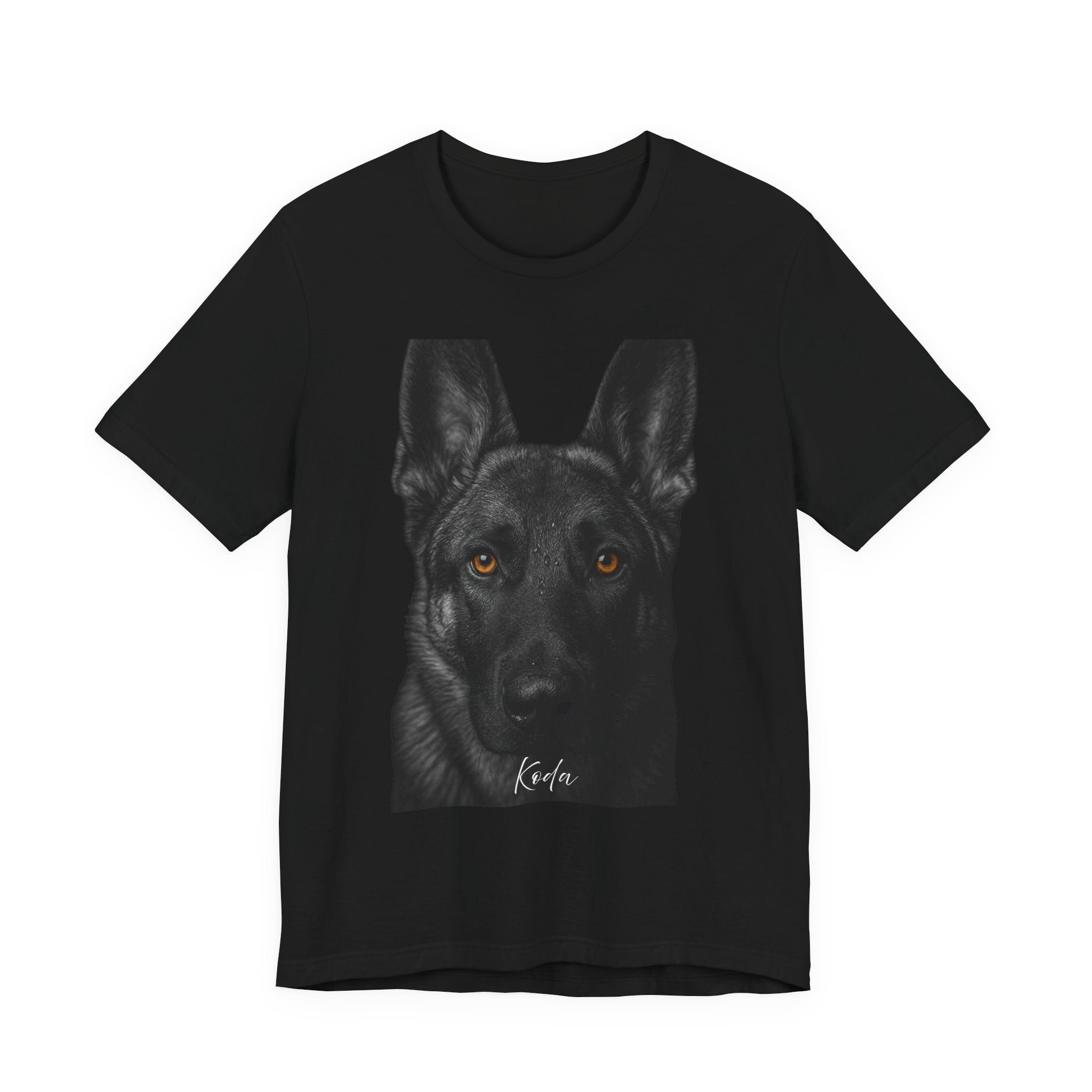 German Shepherd Koda Black Edition Unisex Tee, Pet Lover Shirt, Dog Lover Gift
