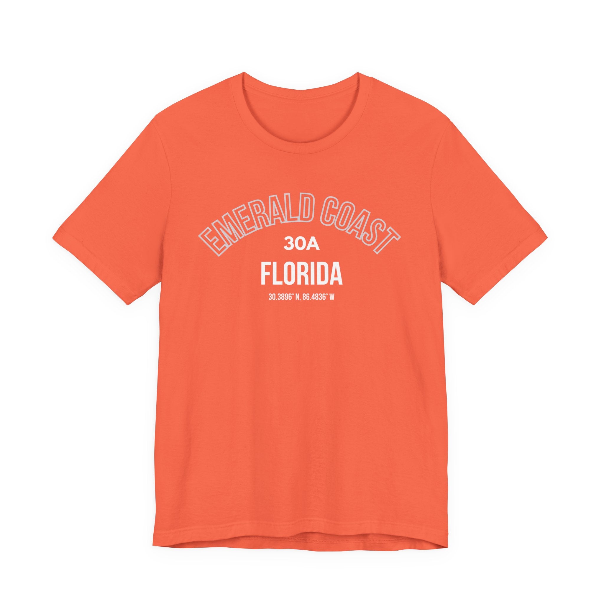 Emerald Coast 30A Florida Short Sleeve Tee - Casual Summer Shirt