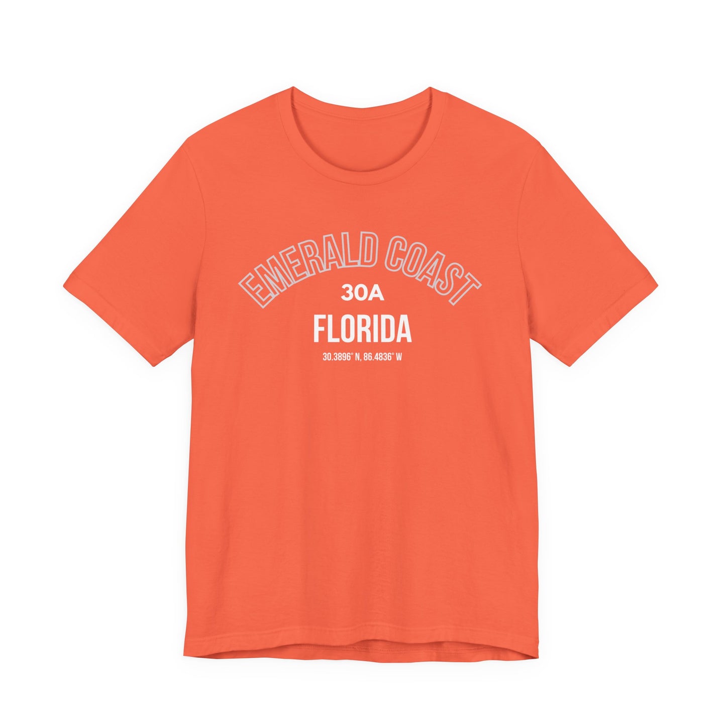 Emerald Coast 30A Florida Short Sleeve Tee - Casual Summer Shirt