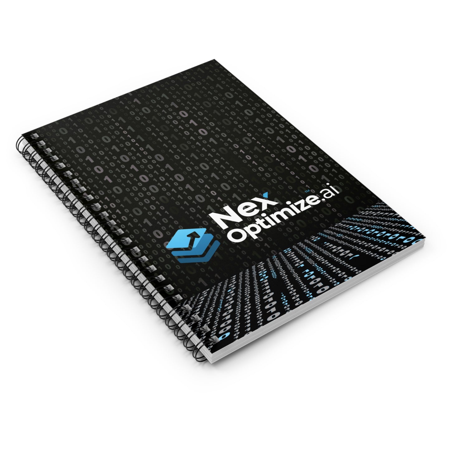NexOptimize.ai Digital Code Spiral Notebook