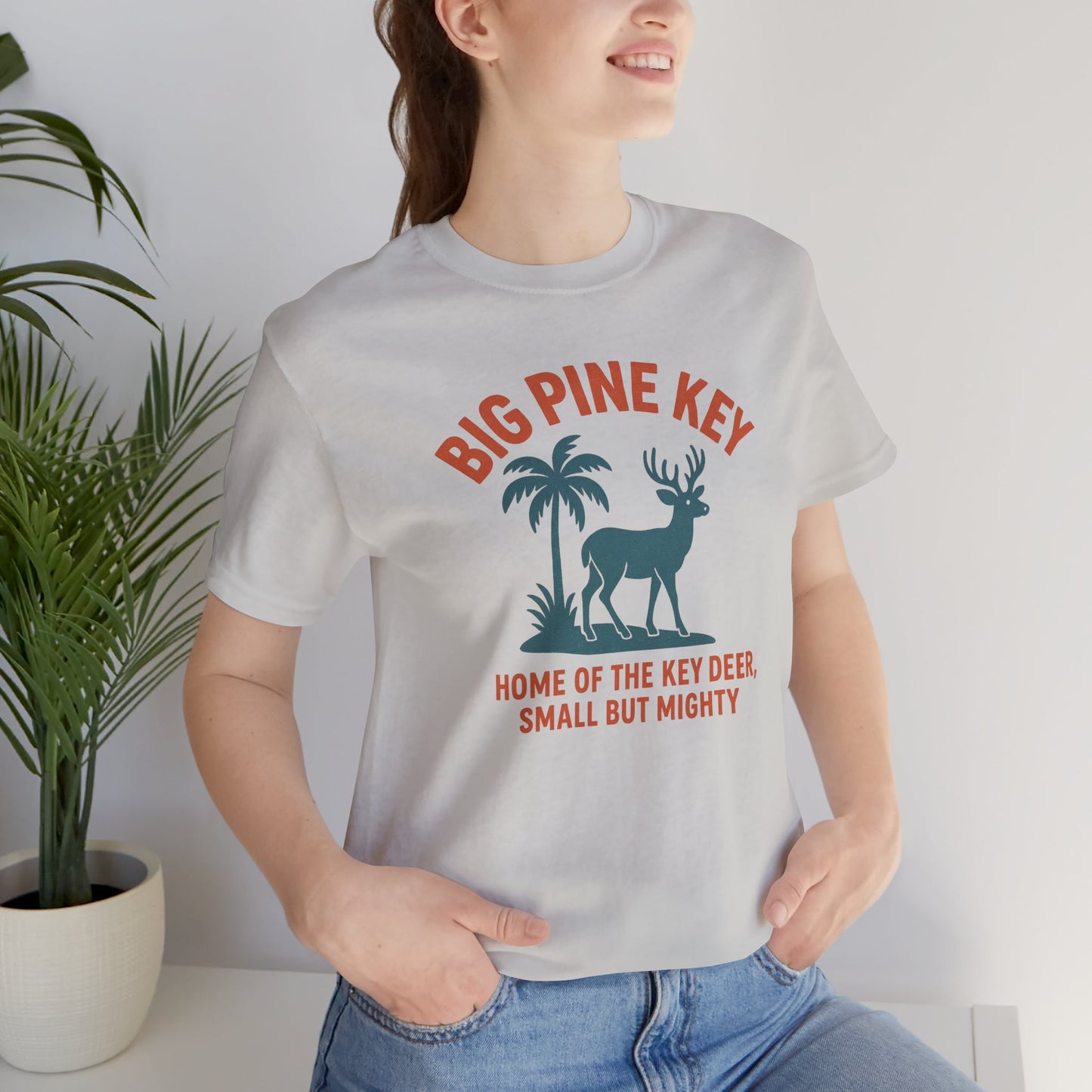 FLORIDA KEYS COLLECTION Big Pine Key Unisex Tee – Home of the Key Deer, Relaxed Fit Casual Shirt
