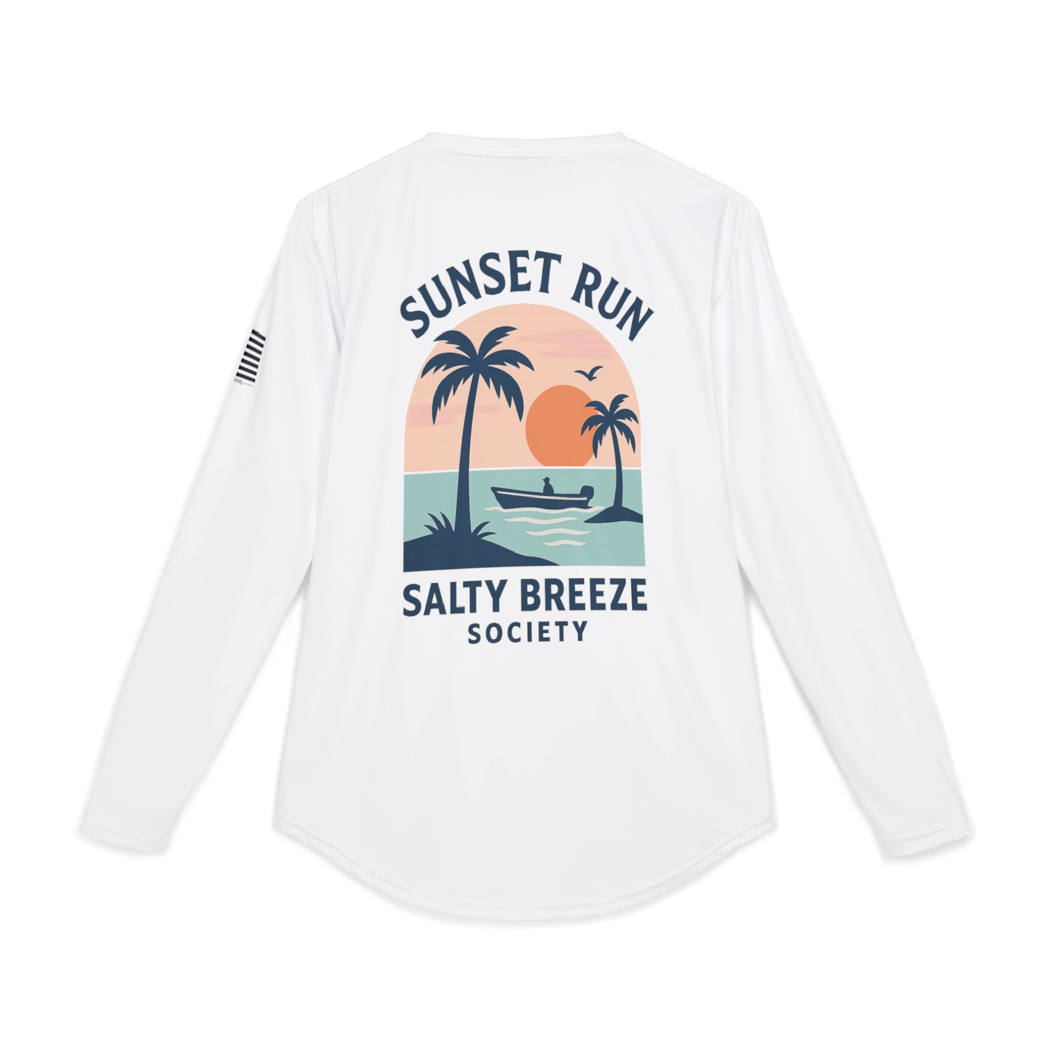 Salty Breeze Society Sunset Run UV Protection Long Sleeve Shirt